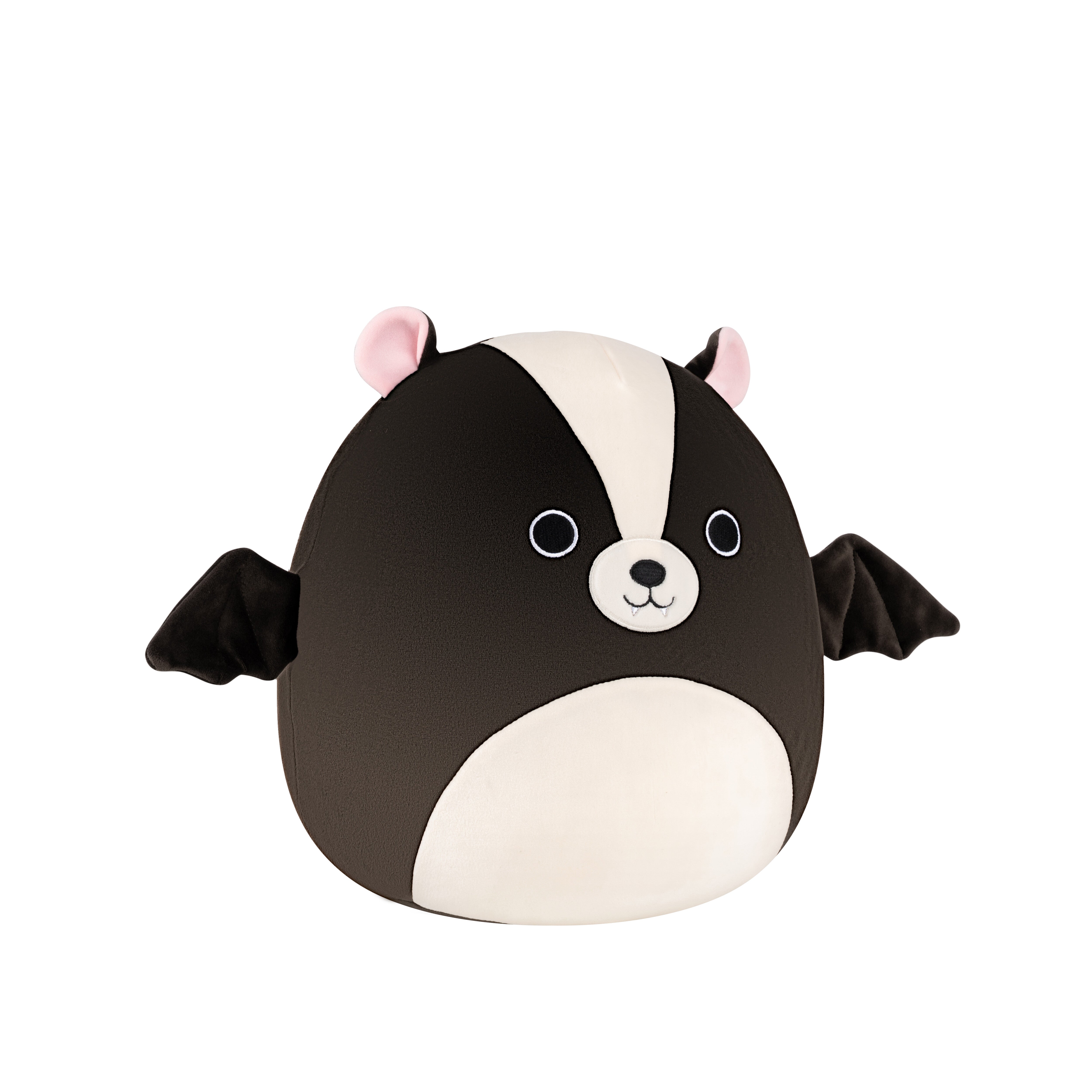 Original Squishmallows 12-Inch Skyler The Black Skunk Bat