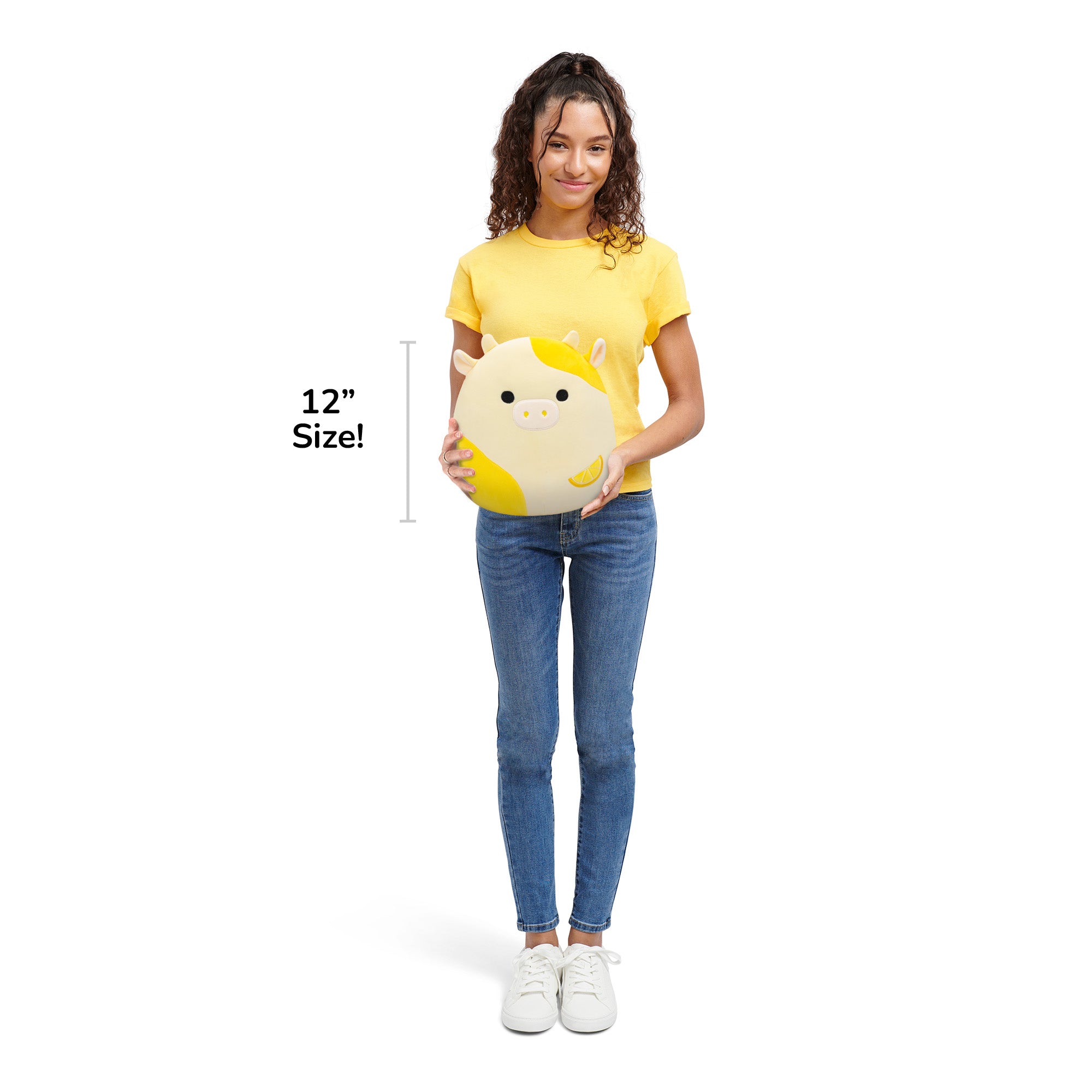 Squishmallows Original 12-Inch Dagmar The Lemon Cow