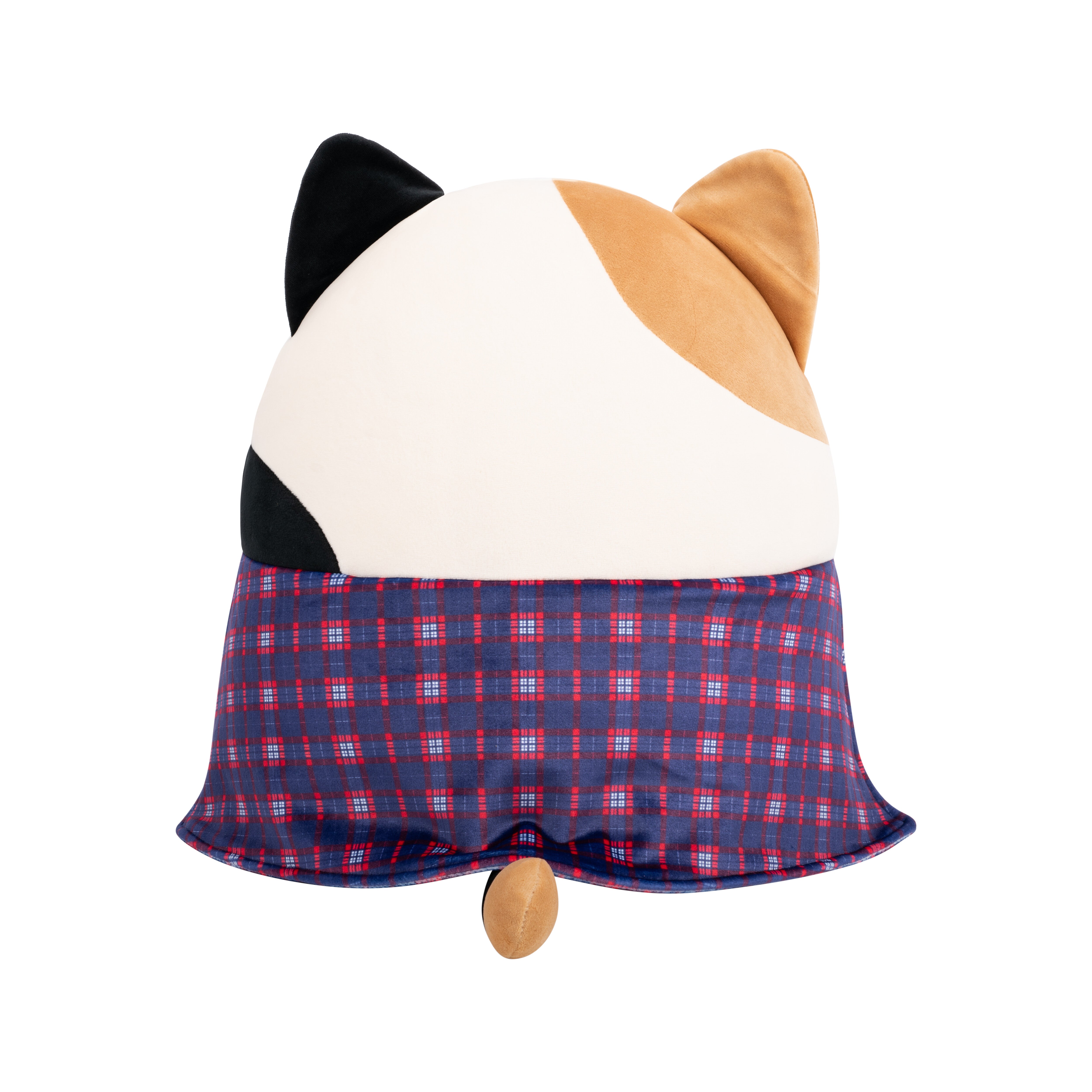 Squishmallows Original 12-Inch Cam The Brown And Black Calico Cat With Flannel Shirt