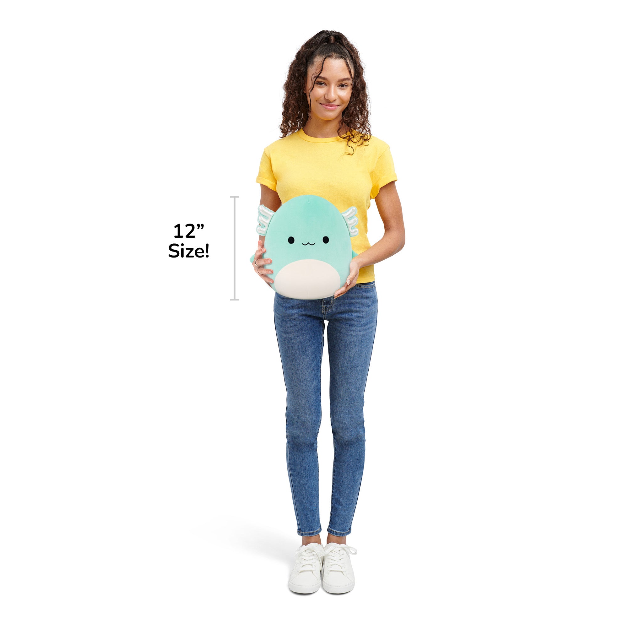 Squishmallows Original 12-Inch Anastasia The Teal Axolotl