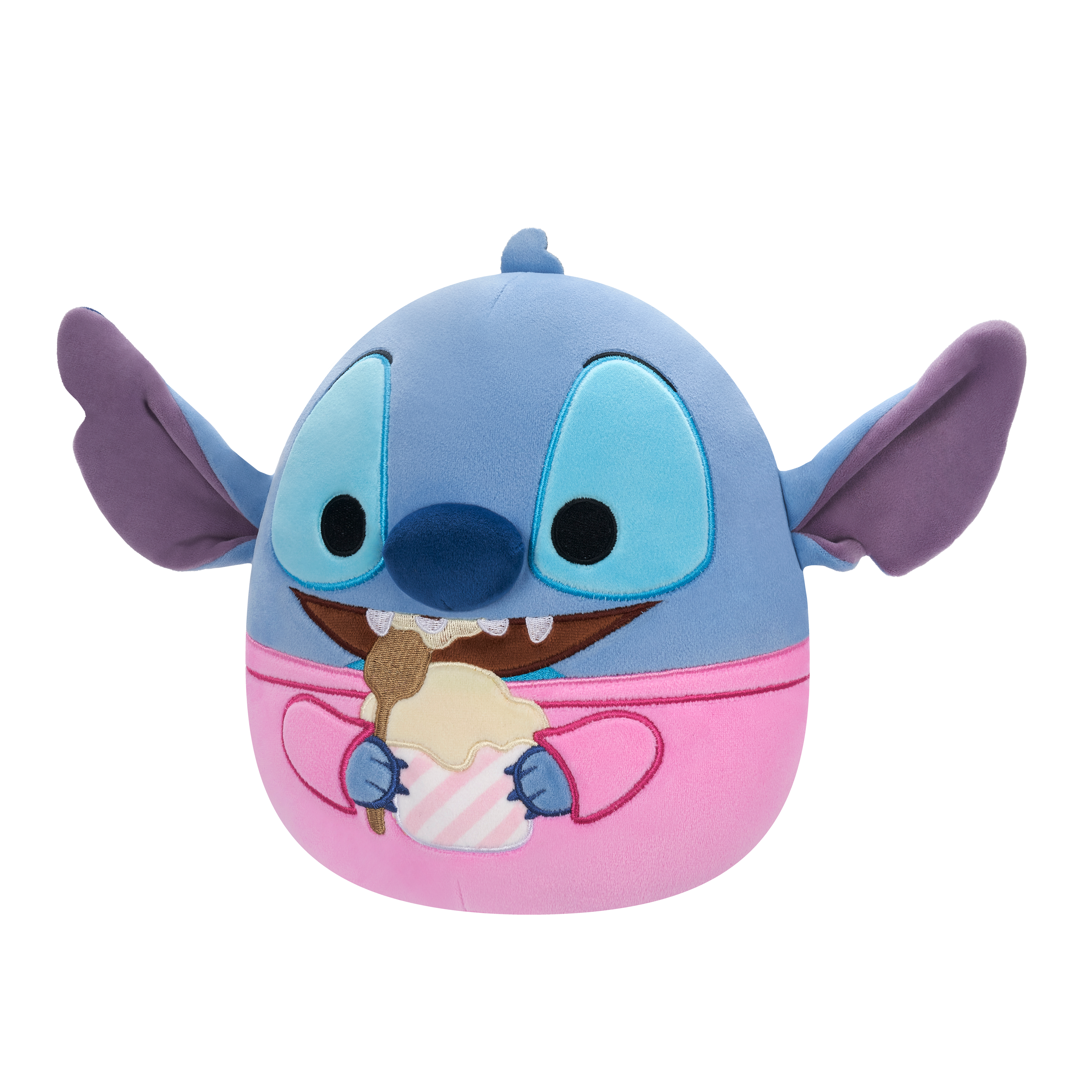 Squishmallows Original Disney 8-Inch Stitch Eating Ice Cream Plush - Little Ultrasoft Official Jazwares Plush