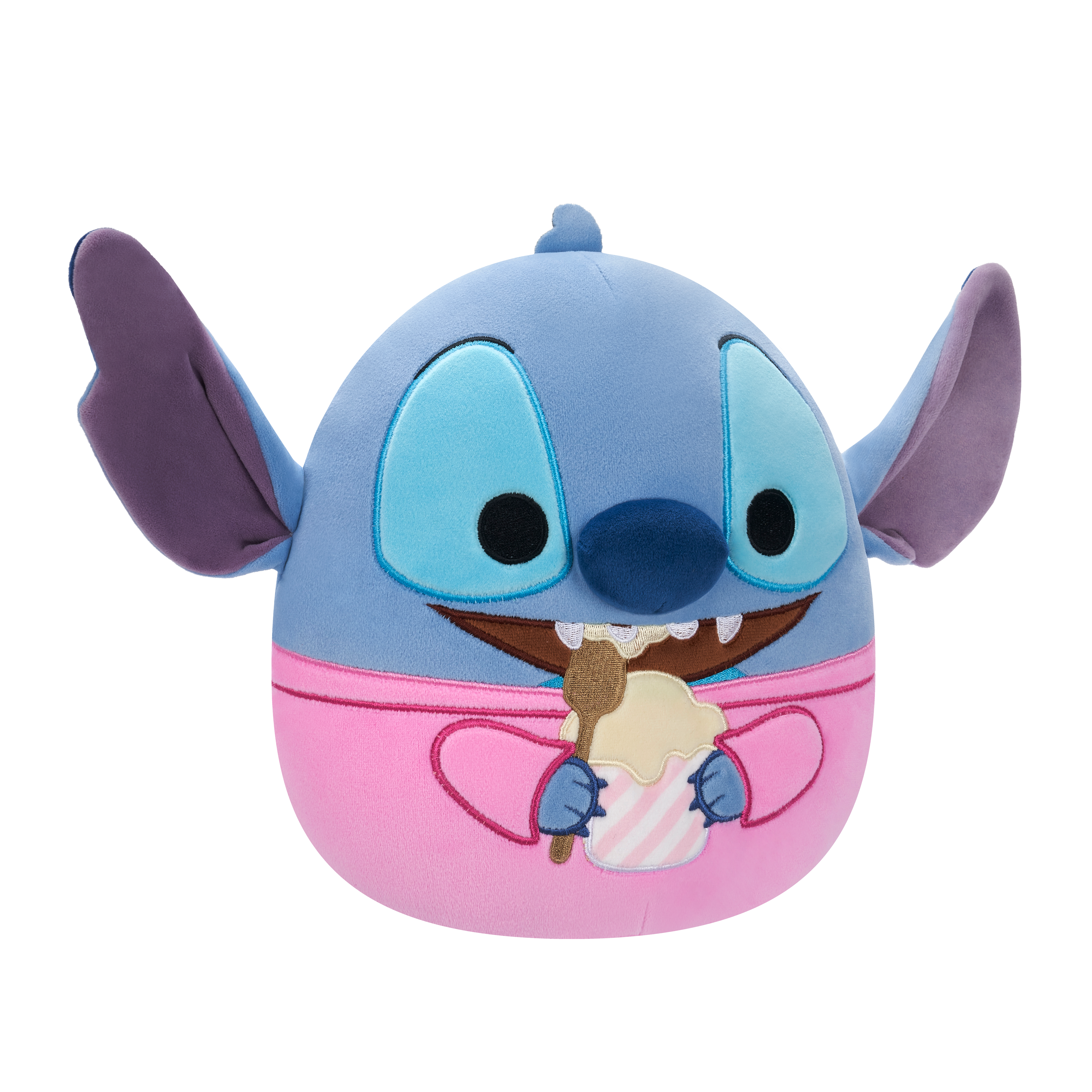 Squishmallows Original Disney 8-Inch Stitch Eating Ice Cream Plush - Little Ultrasoft Official Jazwares Plush