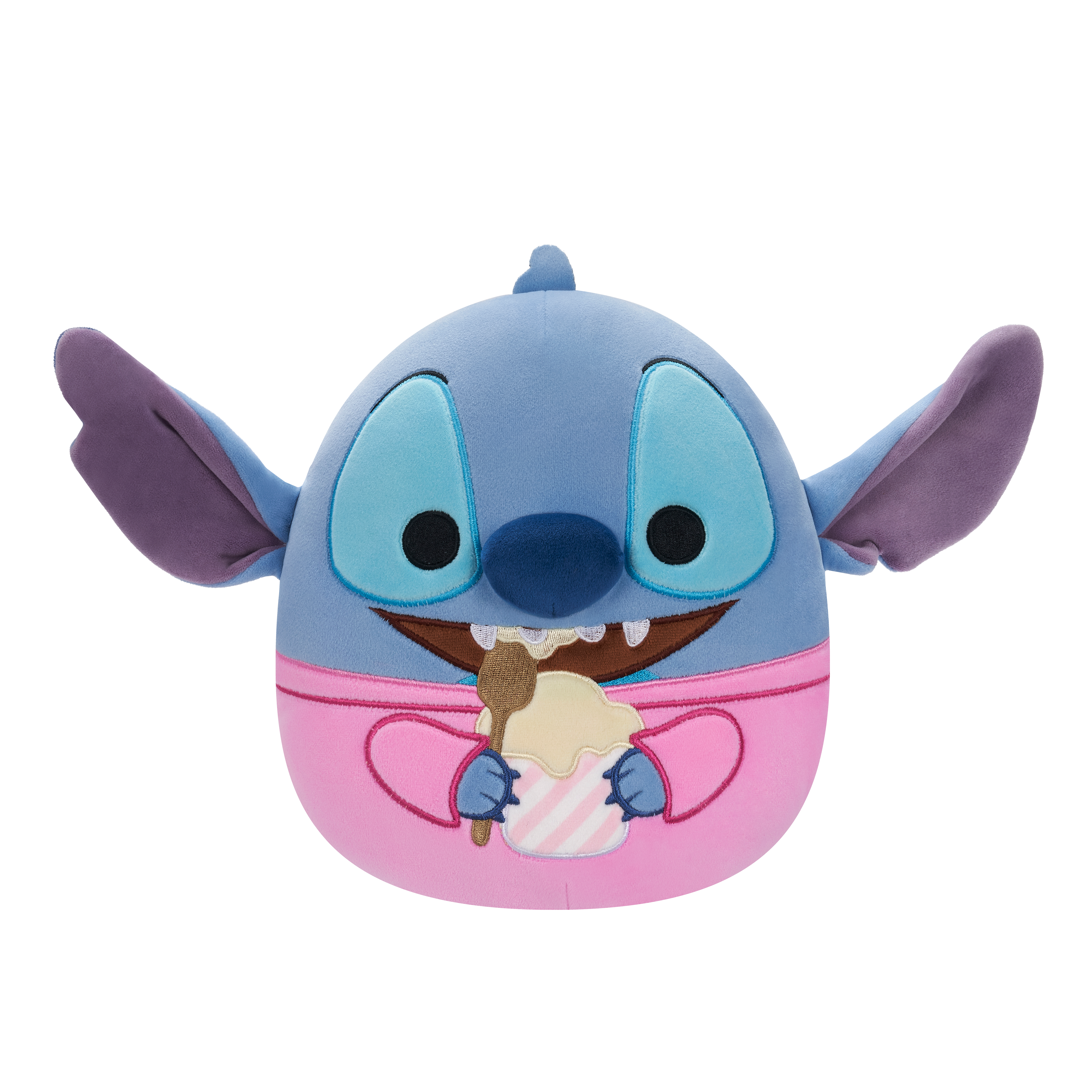 Squishmallows Original Disney 8-Inch Stitch Eating Ice Cream Plush - Little Ultrasoft Official Jazwares Plush