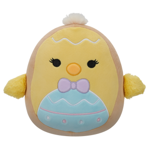 Original Squishmallows 7.5” Aimee Yellow Chick With Easter Cookie Design