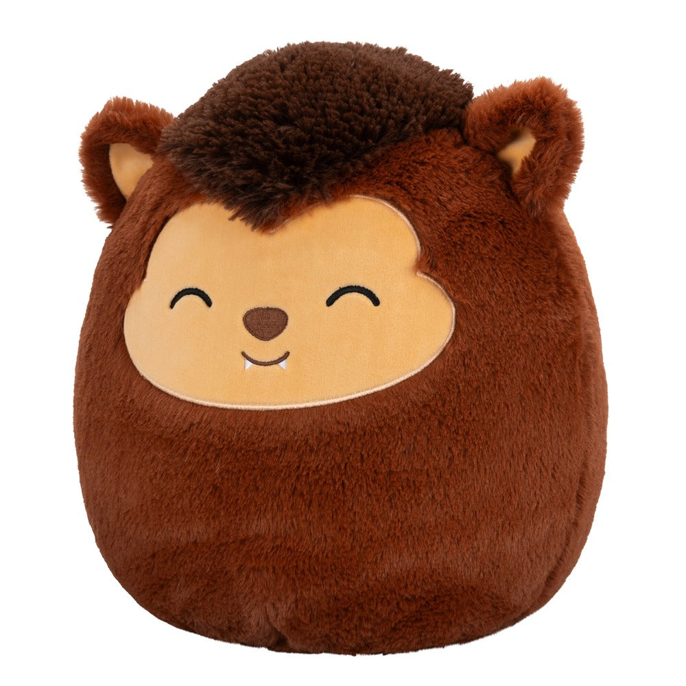 Original Squishmallows Fuzz-A-Mallows 12-Inch Wade The Brown Werewolf