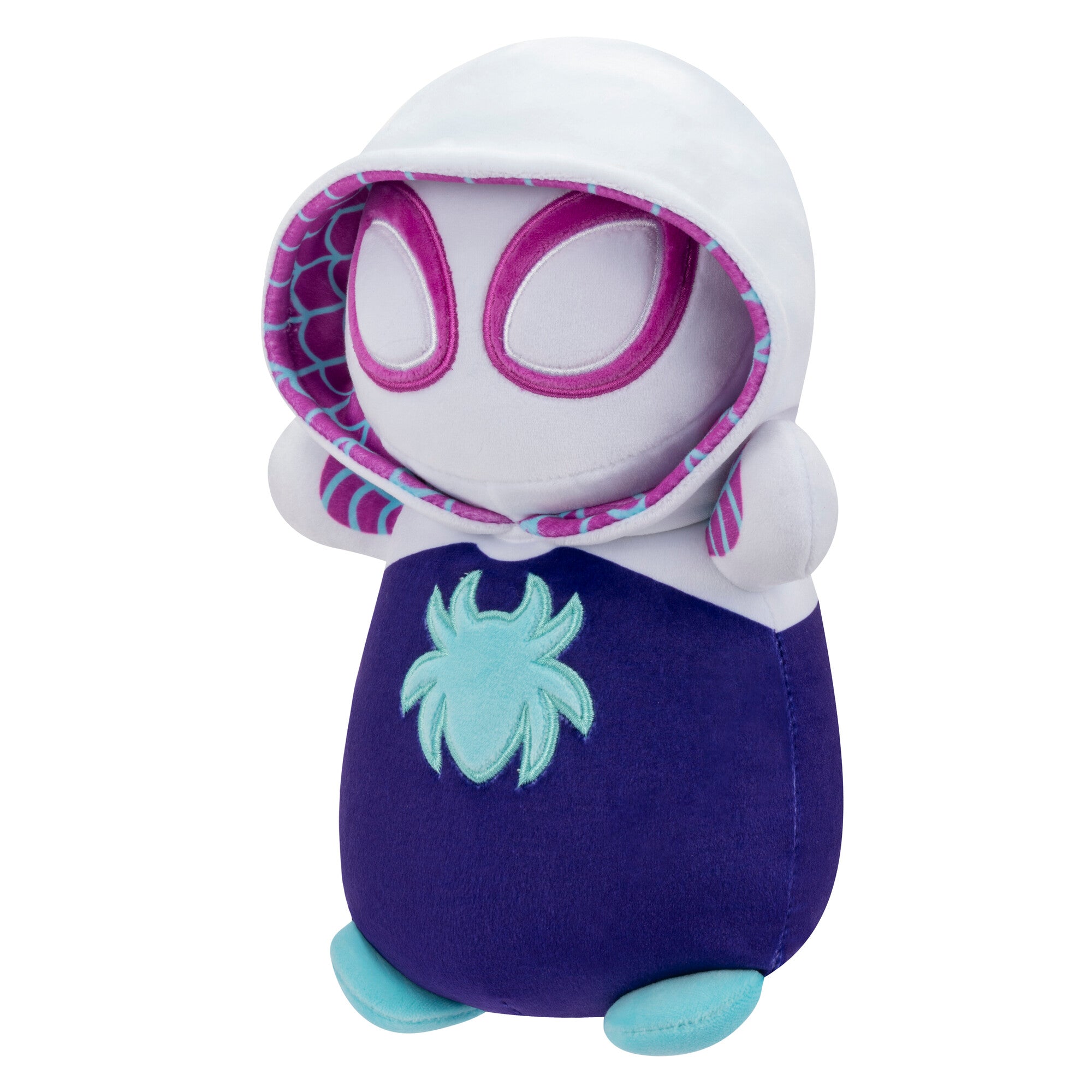 Squishmallows Original Marvel Spidey And His Amazing Friends 10-Inch Ghost Spider Hugmees