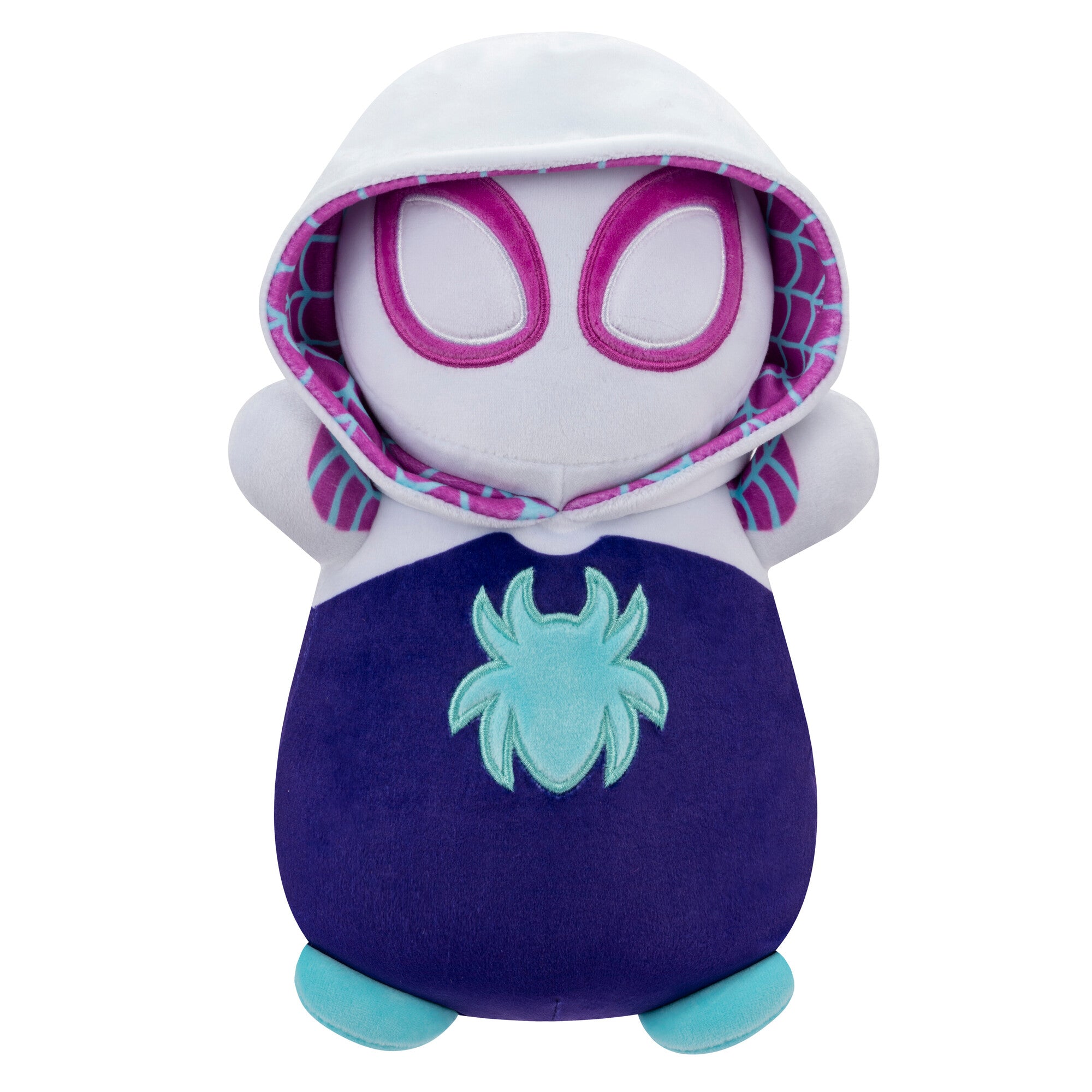 Squishmallows Original Marvel Spidey And His Amazing Friends 10-Inch Ghost Spider Hugmees