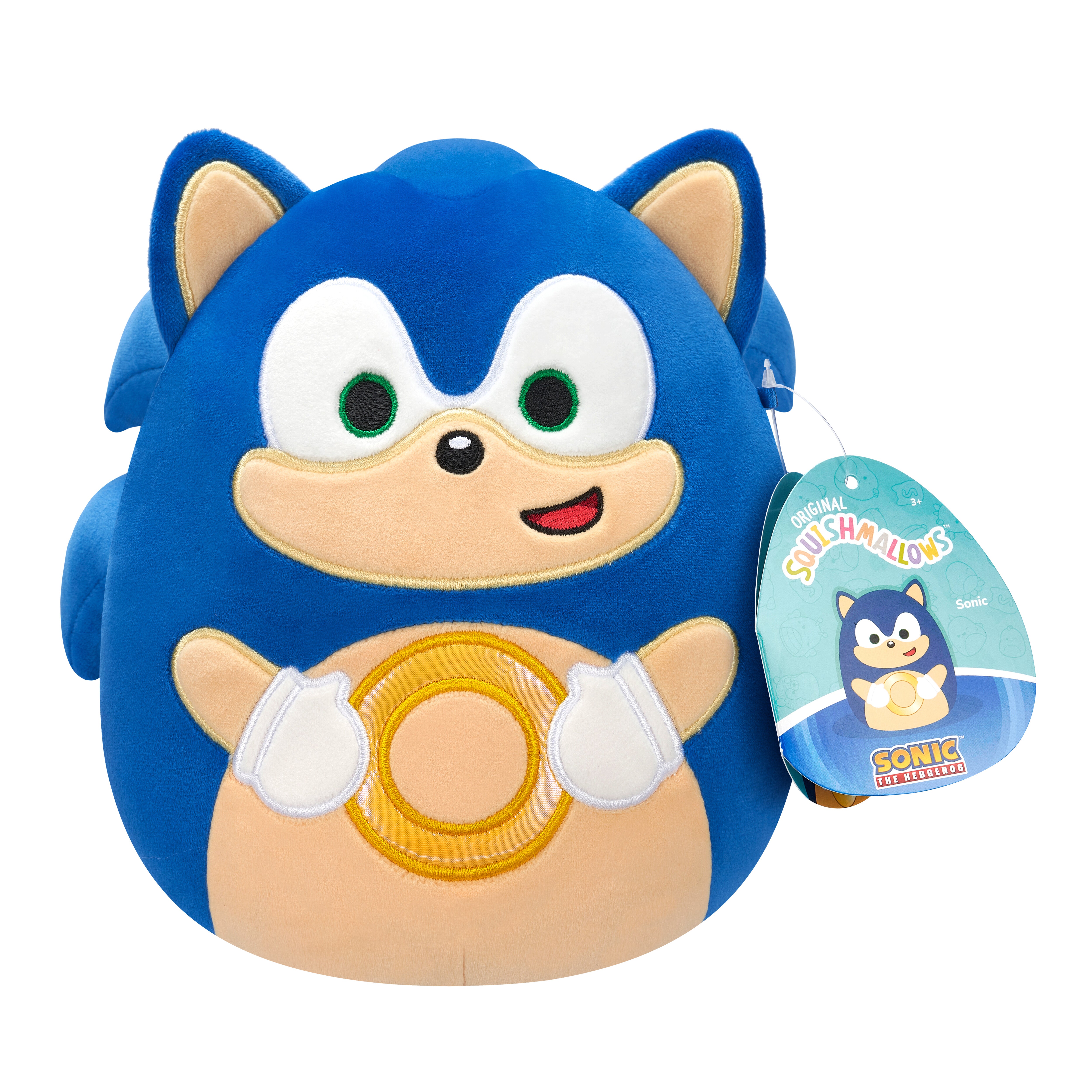 Squishmallows Original 8-Inch “Sonic The Hedgehog” Holding Elements Assortment