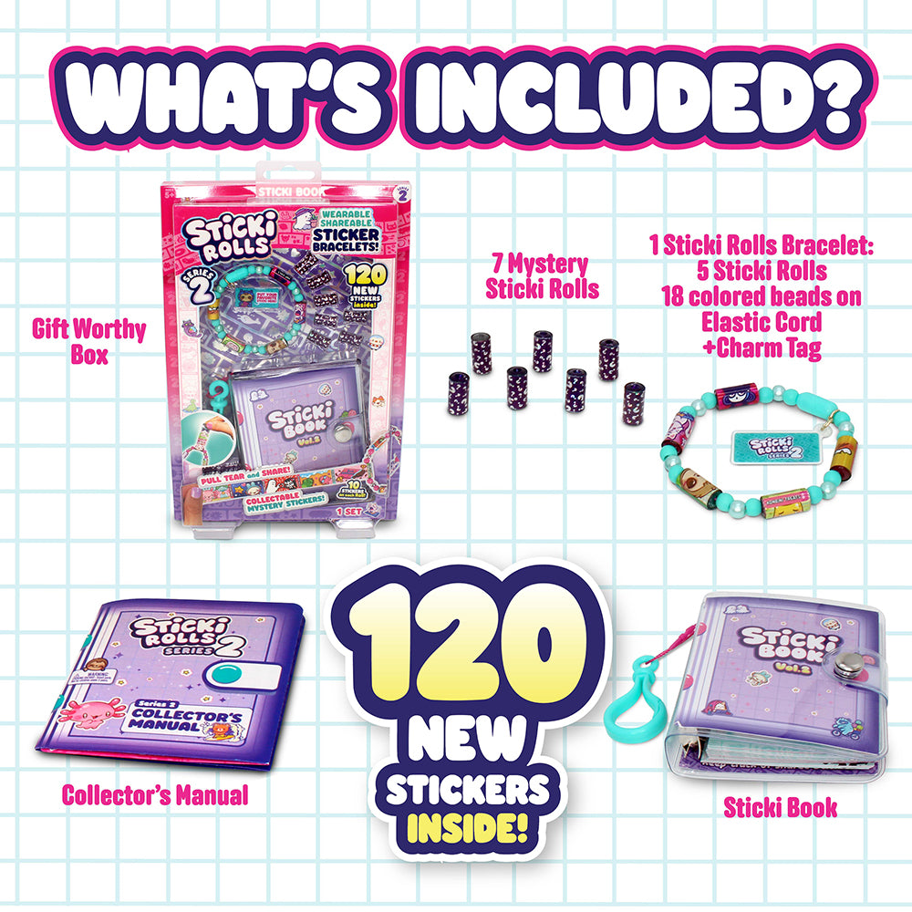 Sticki Rolls Sticki Book Series 2