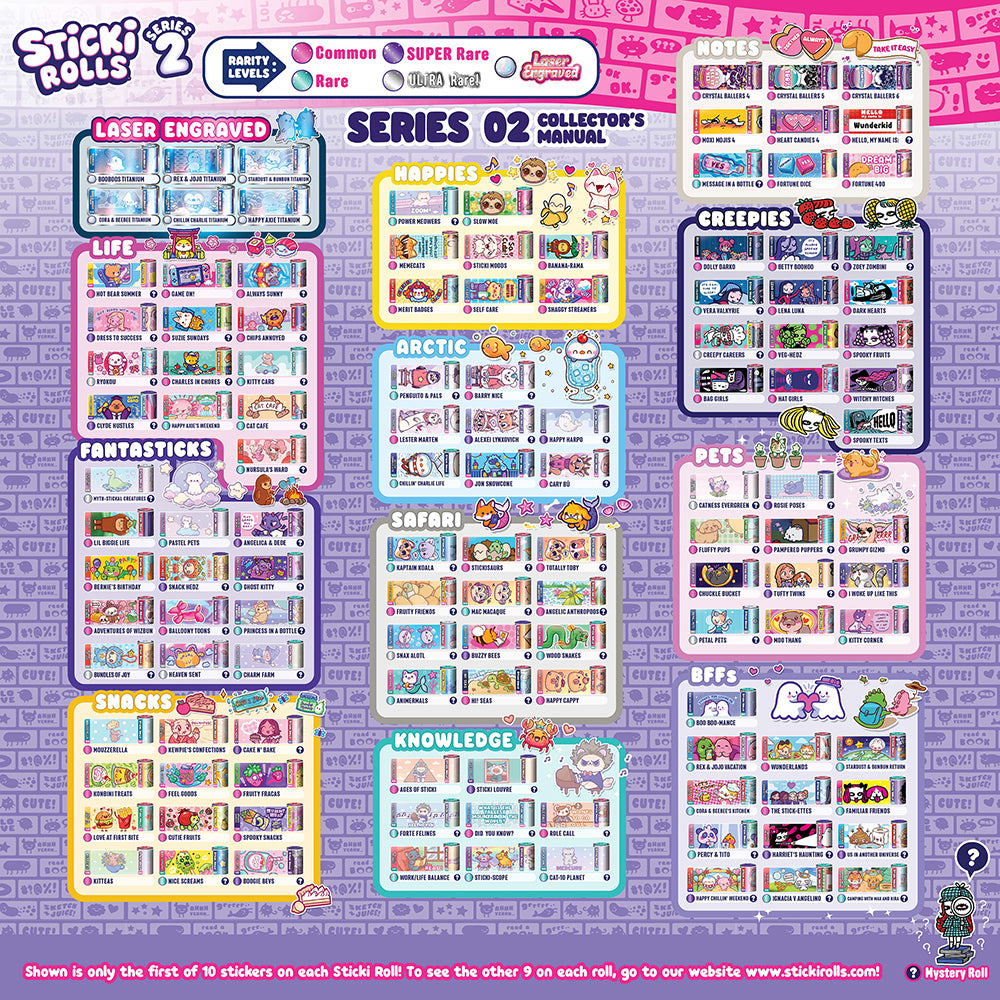Sticki Rolls Sticki Book Series 2