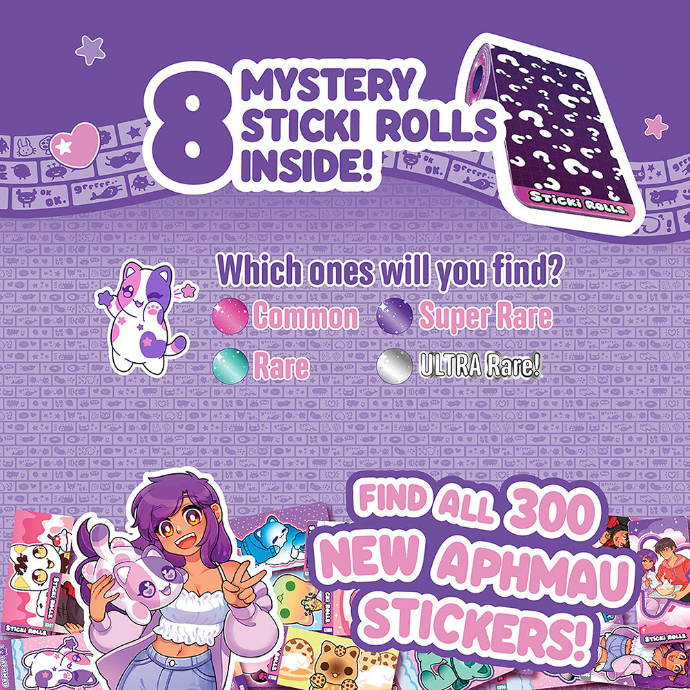 Sticki Rolls Aphmau Sticker Pendant And Bracelet Set