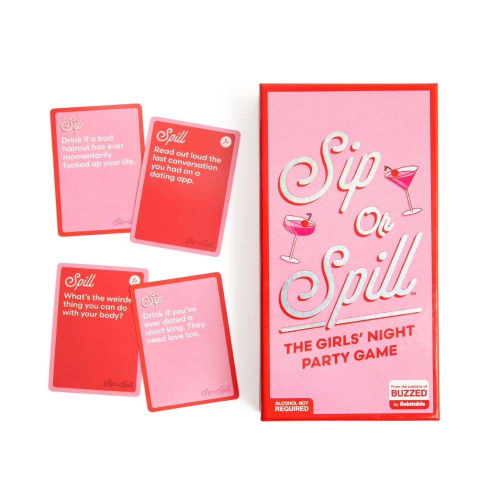 Sip Or Spill Card Game