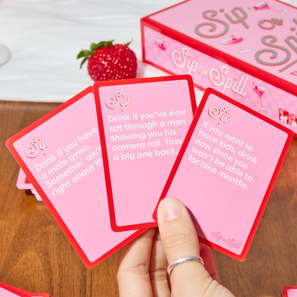 Sip Or Spill Card Game