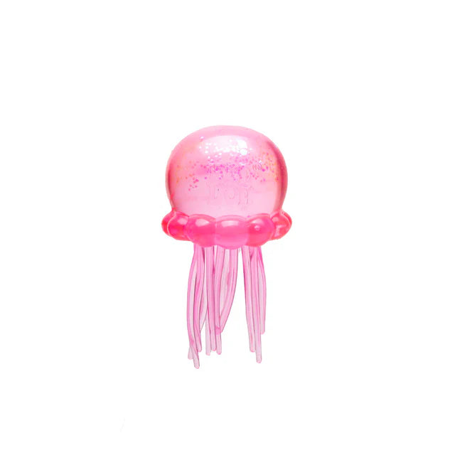 Needoh Jelly Squish - Stretchy Jellyfish Toy With Glitter Filling, Sensory Toys
