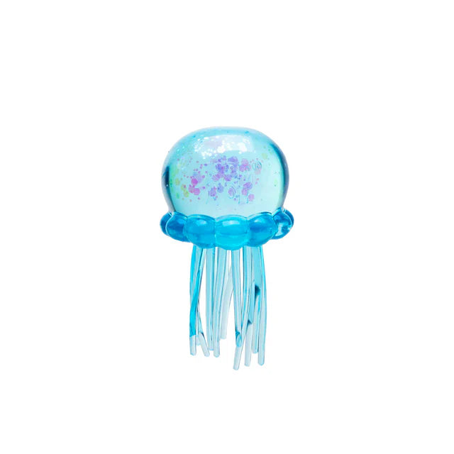 Needoh Jelly Squish - Stretchy Jellyfish Toy With Glitter Filling, Sensory Toys