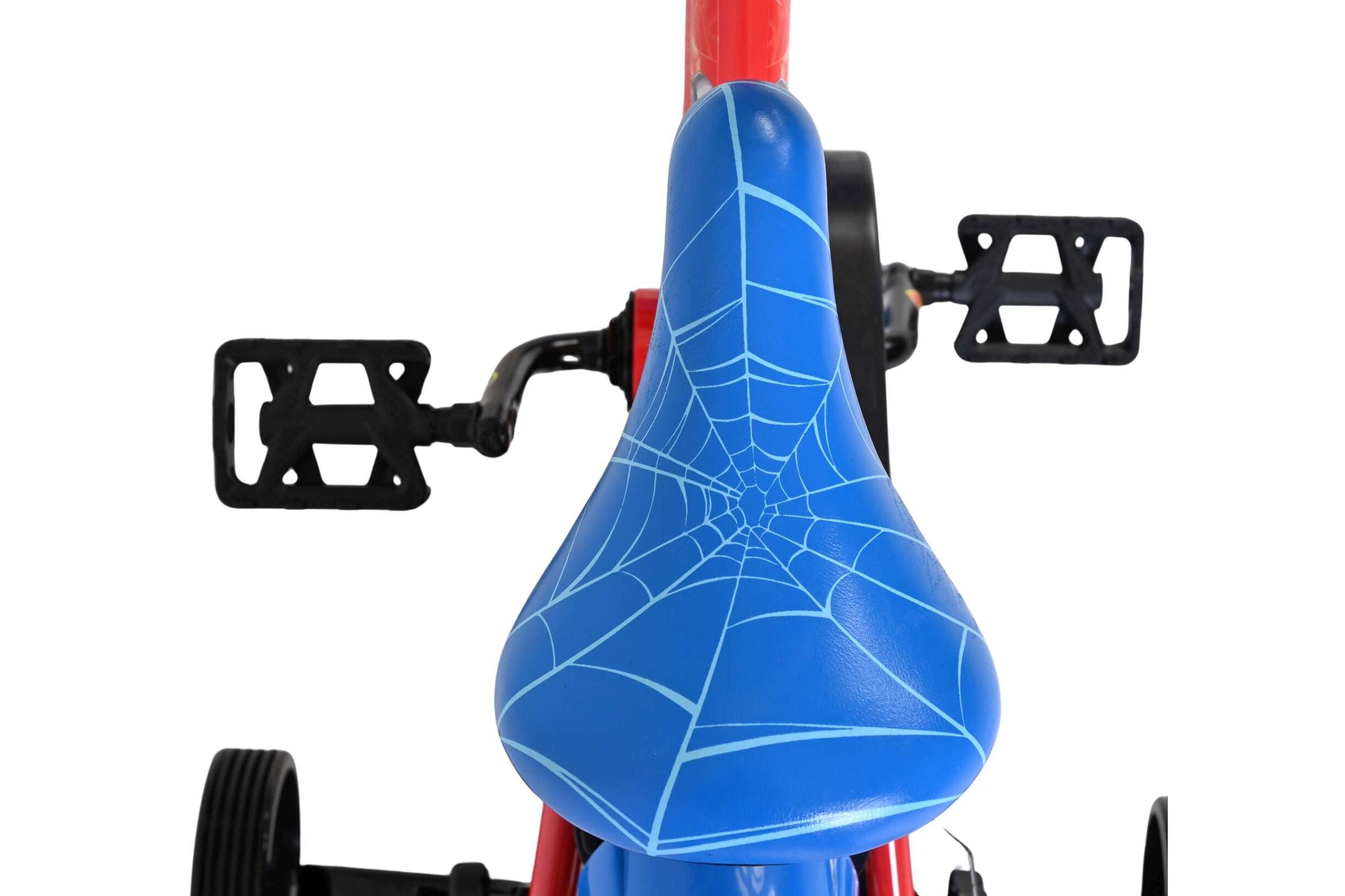 Spider-Man Children's Bicycle 12 Inch - Blue/Red - Two Hand Brakes