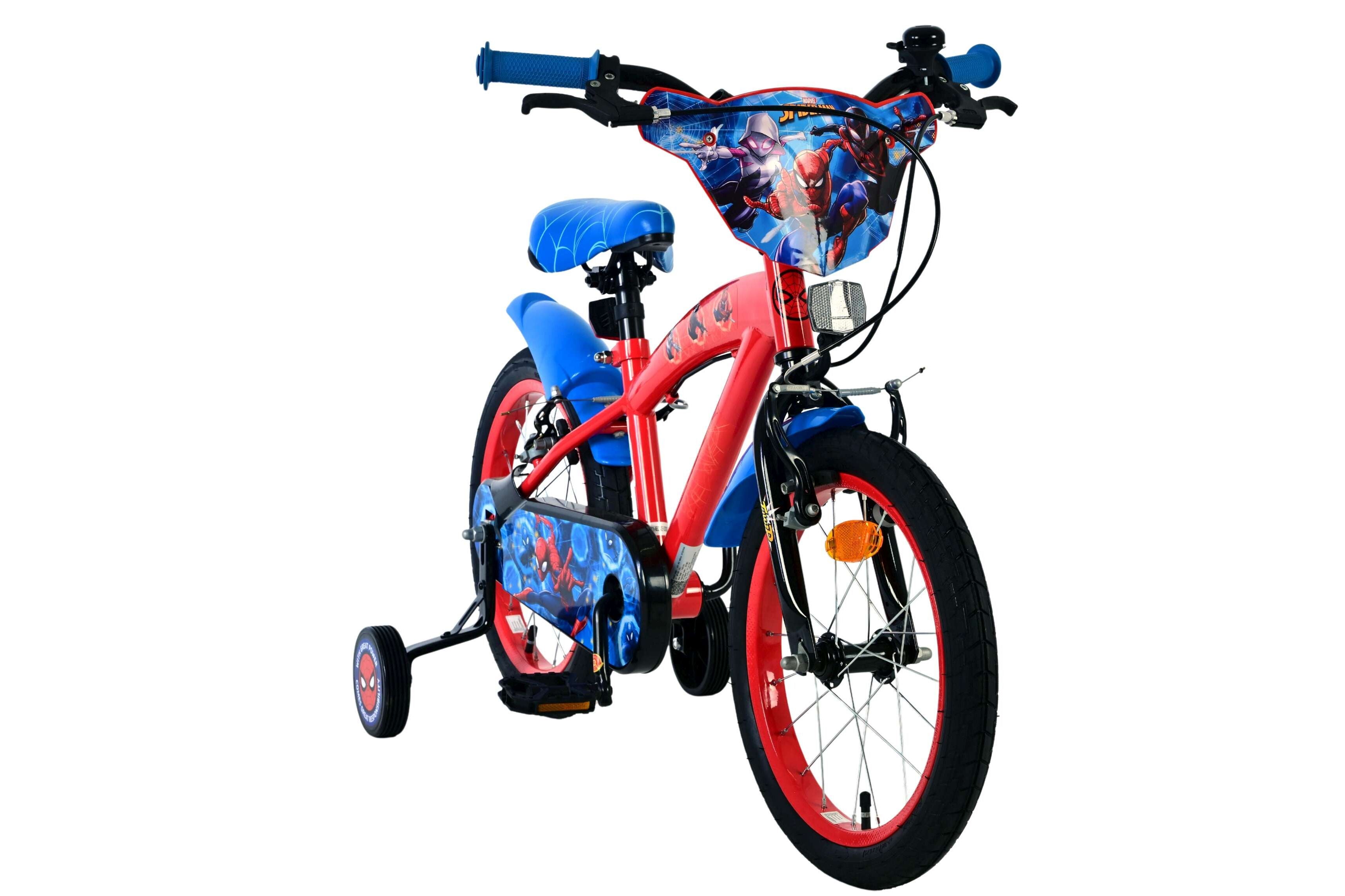 Spider-Man Kids Bike - 16 Inch - Blue/Red