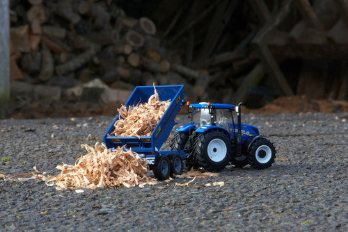 Britains 1:32 New Holland  T6 Tractor With Dumper Trailer