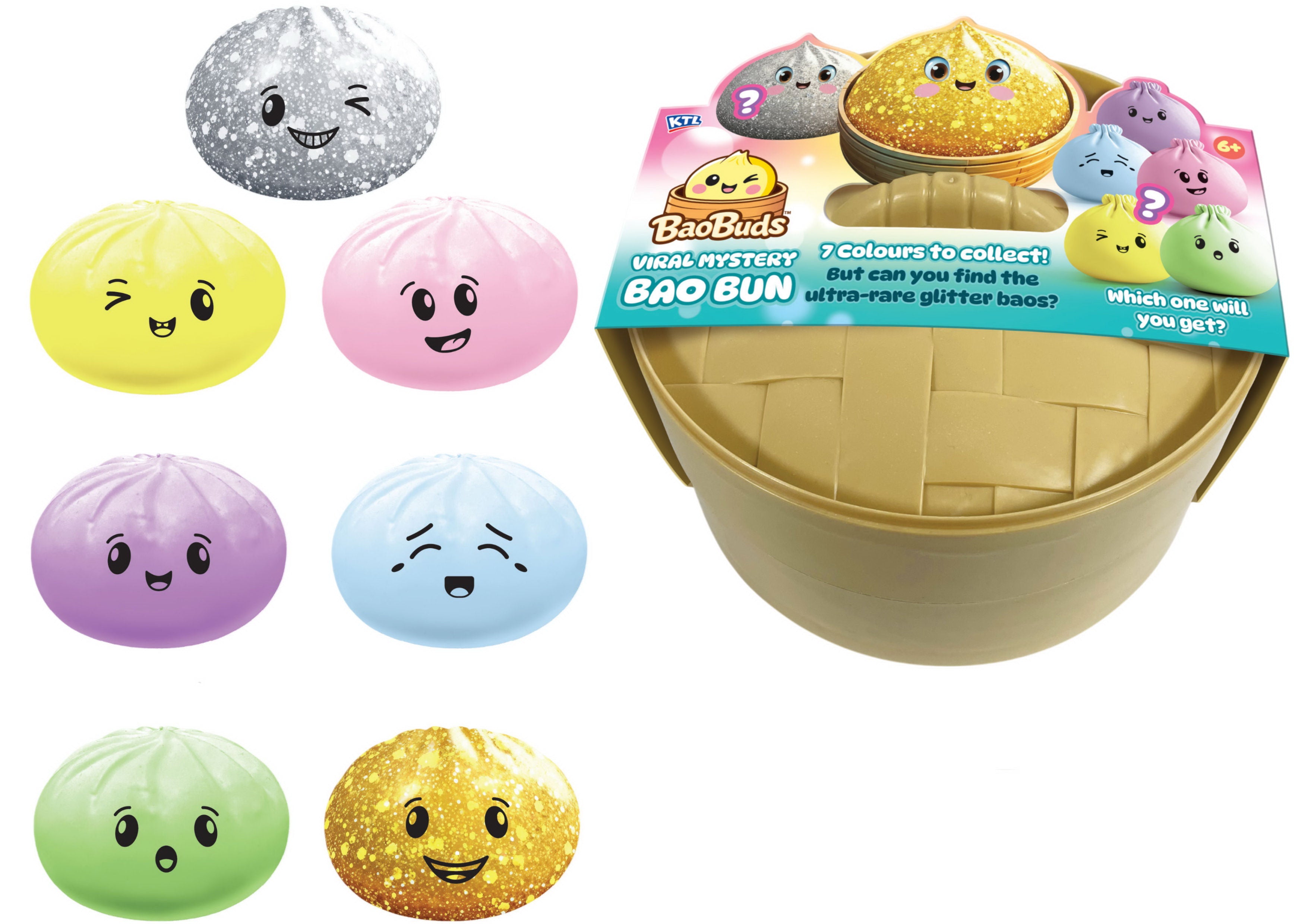 Bao Buds Large Squishy Dumpling Bao Bun 420G Assortment