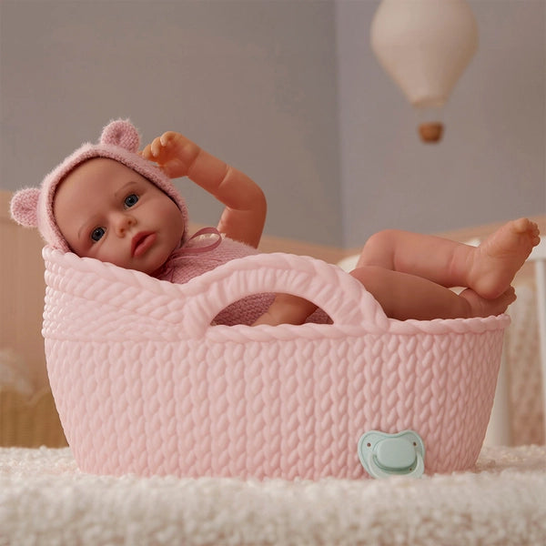 Baby Born Real Hand-Painted, Realistic Reborn Baby Doll Girl - Fair, Open Eyes