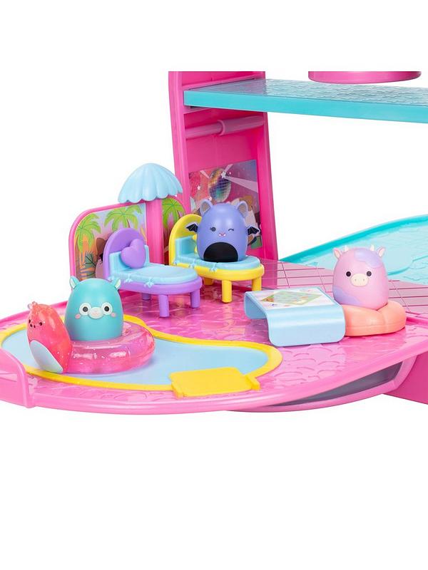 Squish-A-Longs By Original Squishmallows Party Pack On-The-Go Playset - Series 1 - Three 1-Inch Mini-Squish With 9 Furnishings - Collect, Trade, & Play