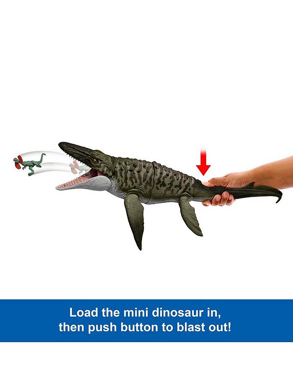 Jurassic World Rebirth Bite 'N Blast Dinosaur Action Figure Mosasaurus