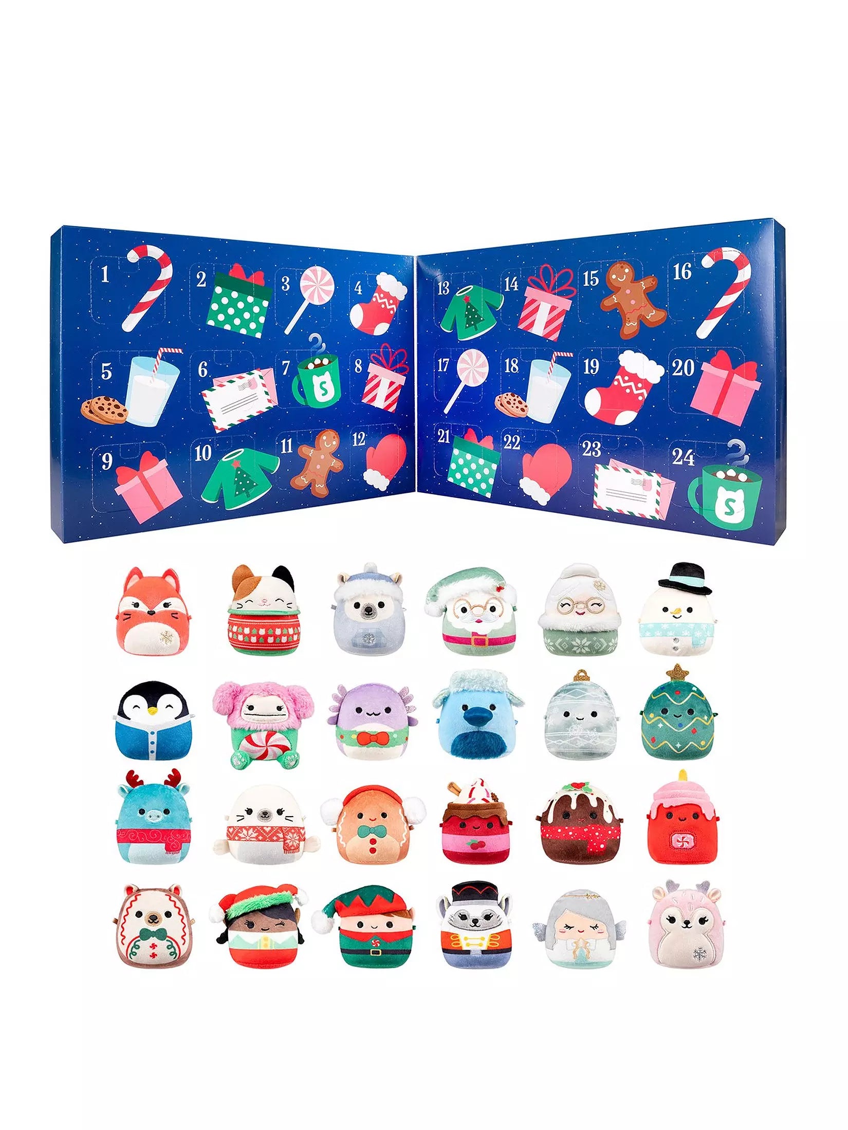 Micromallows Squishmallows Original 24-Day Holiday Plush Advent Calendar