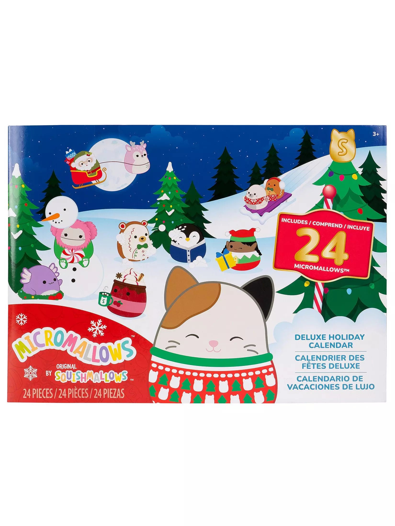 Micromallows Squishmallows Original 24-Day Holiday Plush Advent Calendar