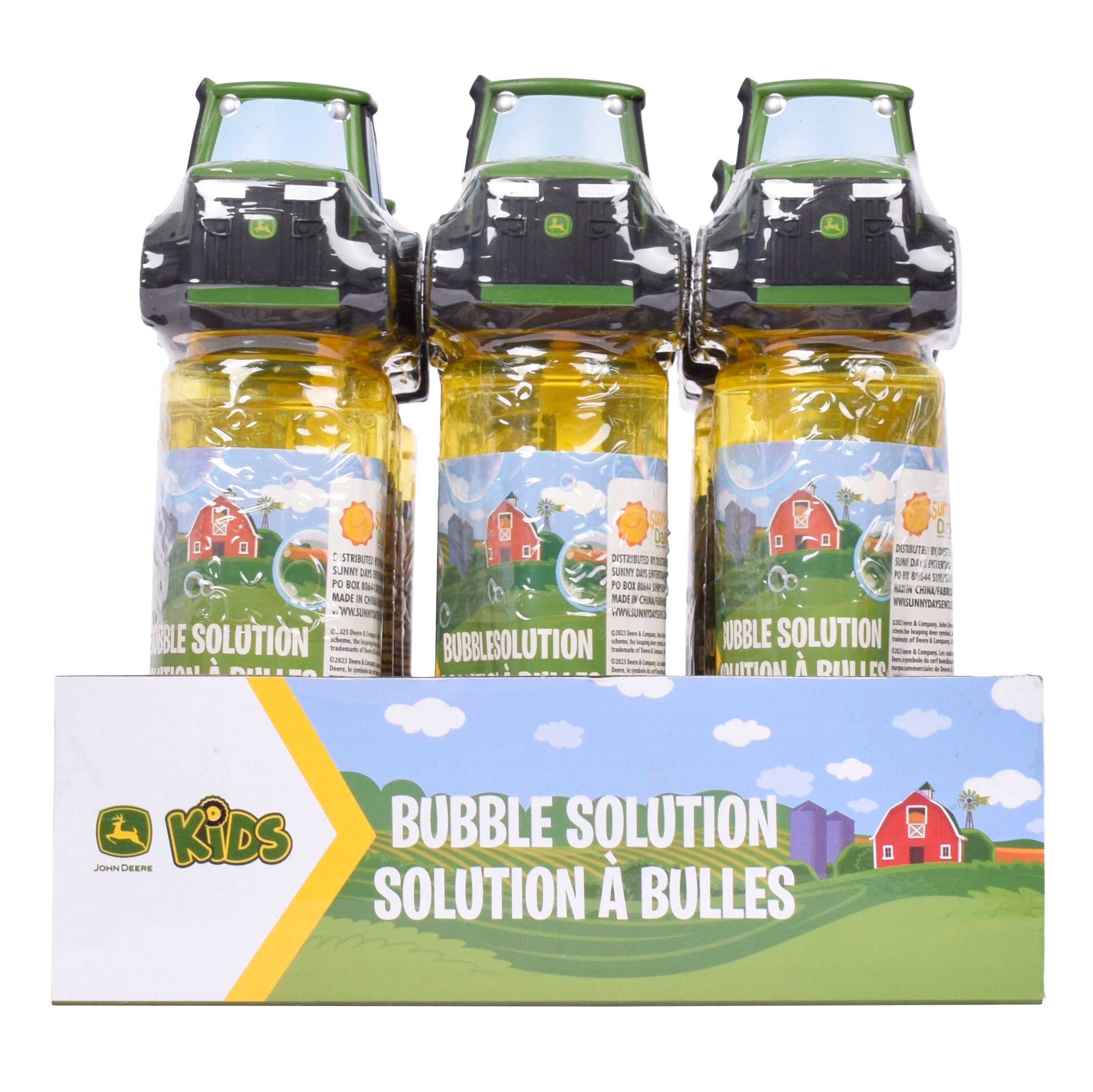 John Deere Tractor Top Bubble Bottle