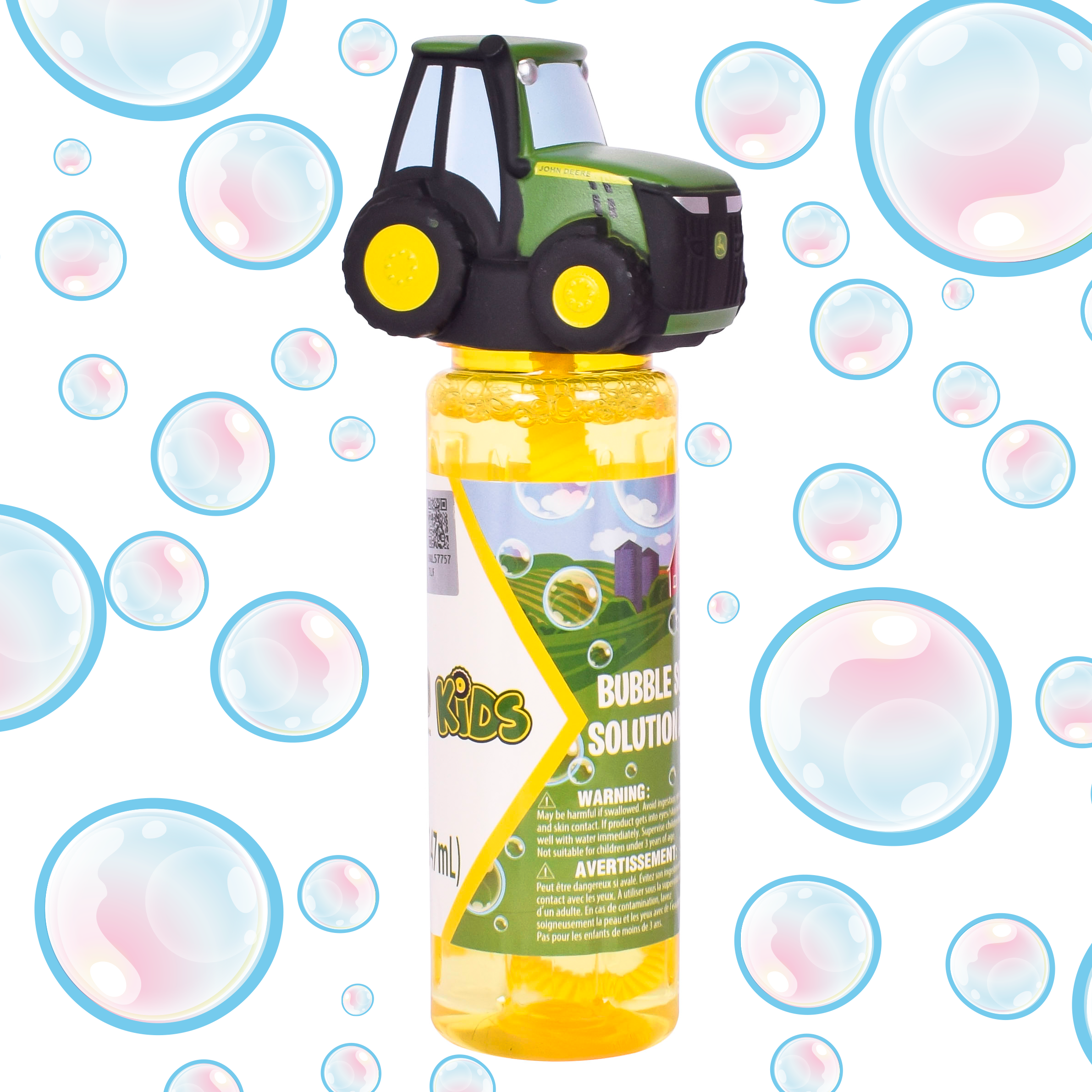John Deere Tractor Top Bubble Bottle