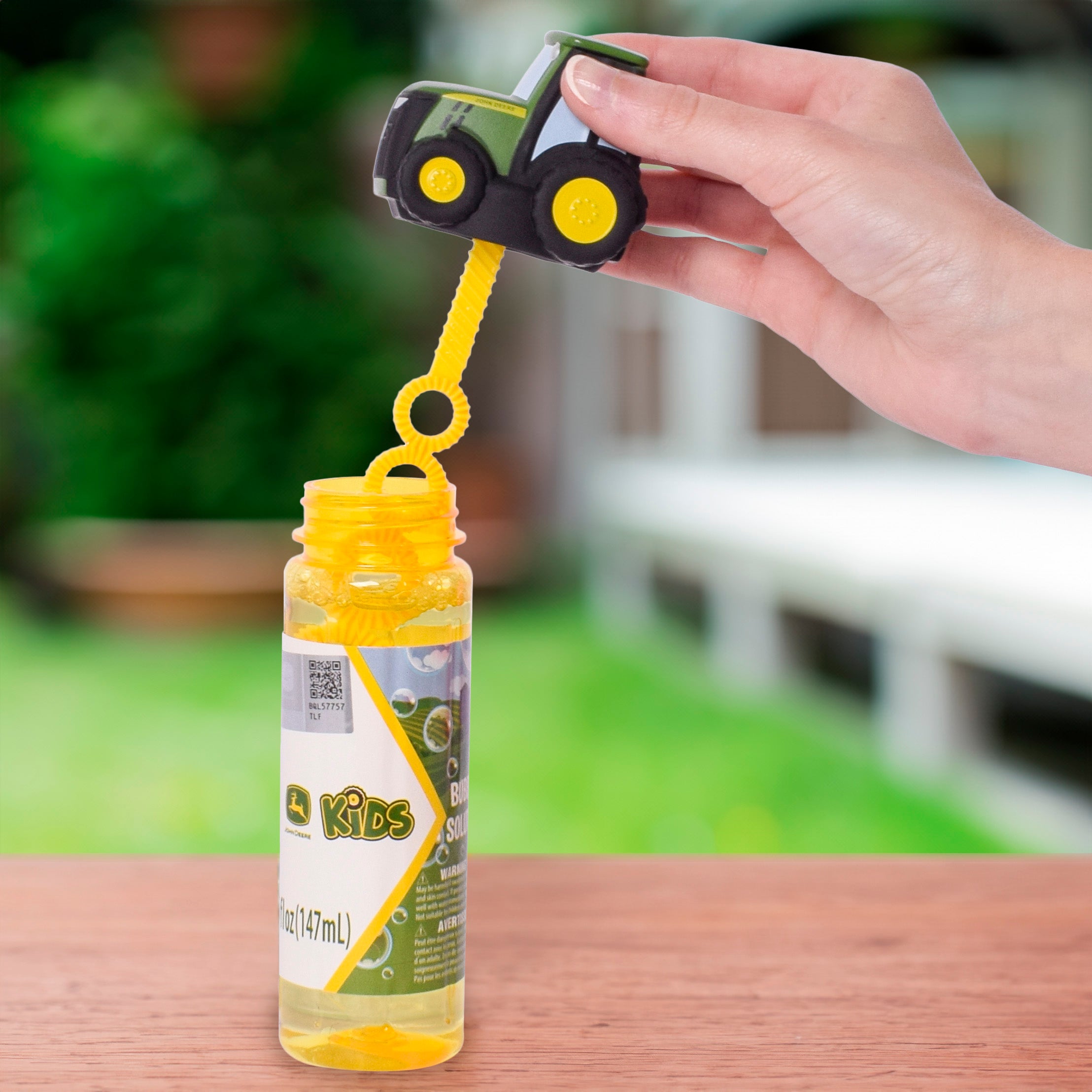 John Deere Tractor Top Bubble Bottle