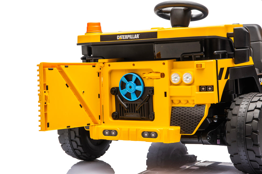 Cat Two Seat Dump Truck 10.8V Lithium  Electric Ride On With Remote Control