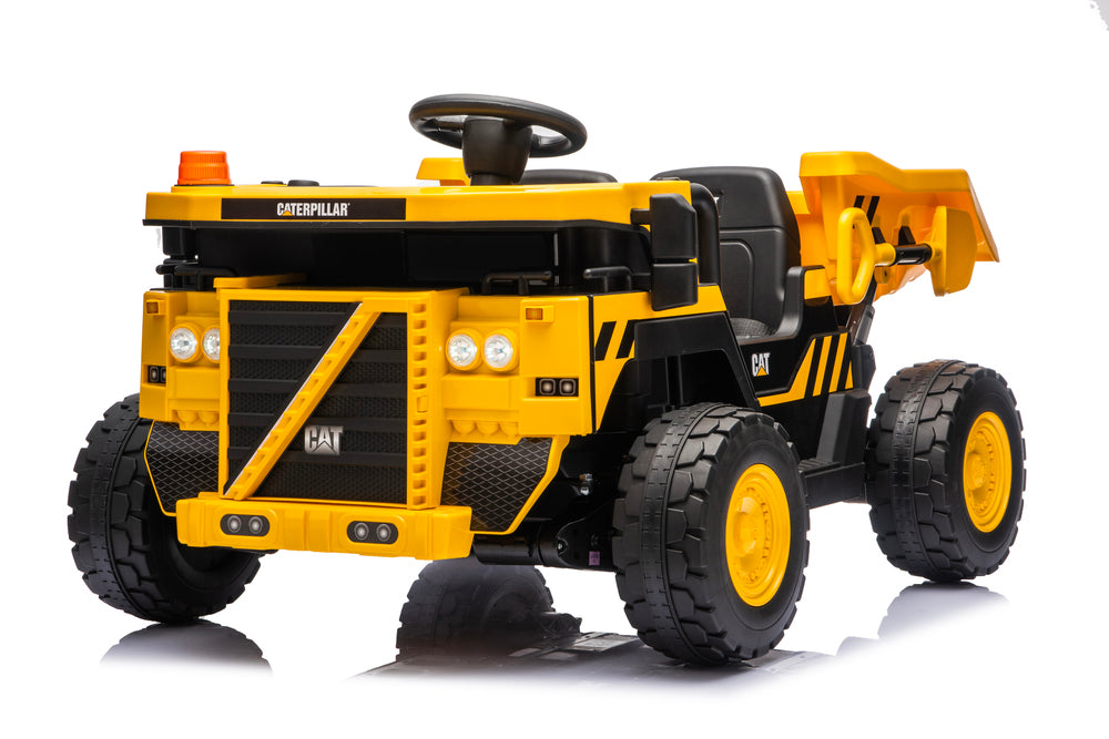 Cat Two Seat Dump Truck 10.8V Lithium  Electric Ride On With Remote Control