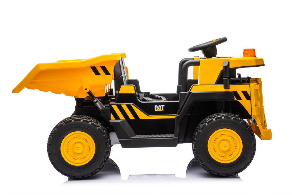 Cat Two Seat Dump Truck 10.8V Lithium  Electric Ride On With Remote Control