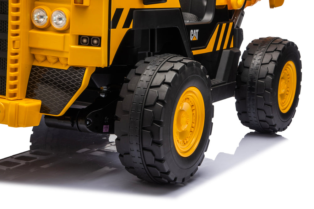 Cat Two Seat Dump Truck 10.8V Lithium  Electric Ride On With Remote Control