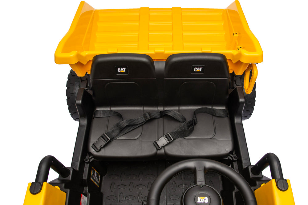 Cat Two Seat Dump Truck 10.8V Lithium  Electric Ride On With Remote Control