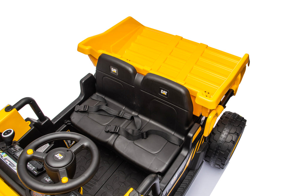 Cat Two Seat Dump Truck 10.8V Lithium  Electric Ride On With Remote Control