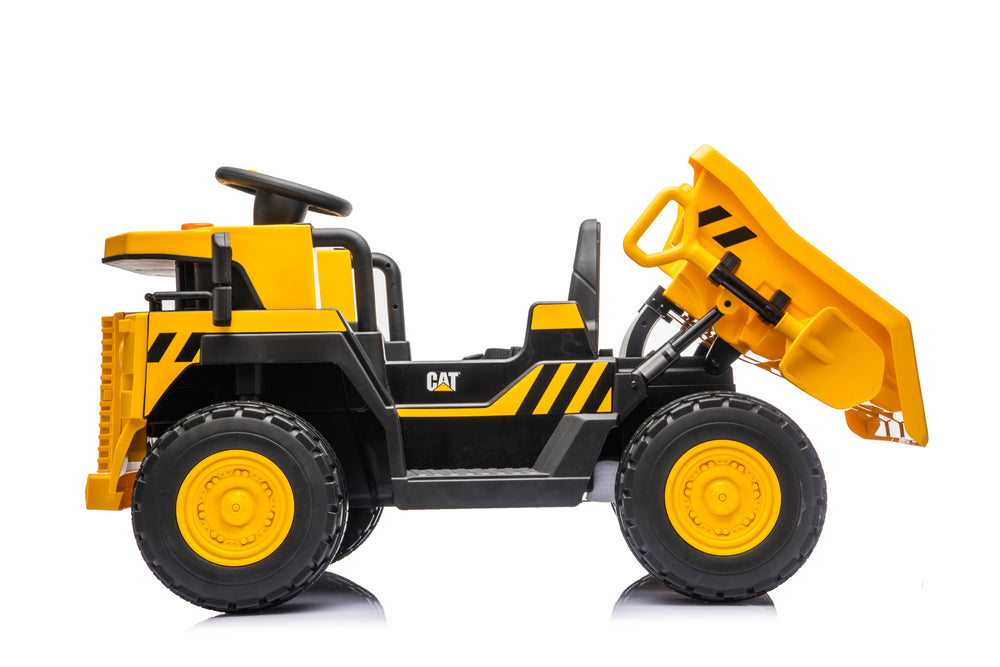 Cat Two Seat Dump Truck 10.8V Lithium  Electric Ride On With Remote Control