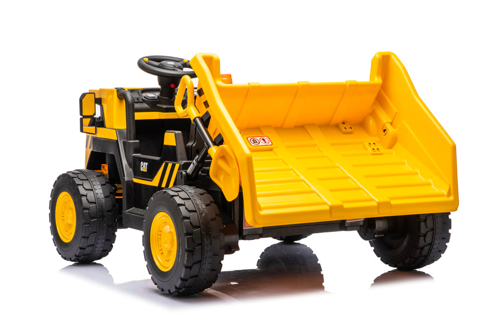 Cat Two Seat Dump Truck 10.8V Lithium  Electric Ride On With Remote Control