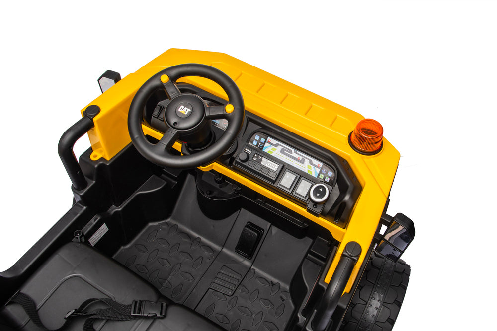 Cat Two Seat Dump Truck 10.8V Lithium  Electric Ride On With Remote Control