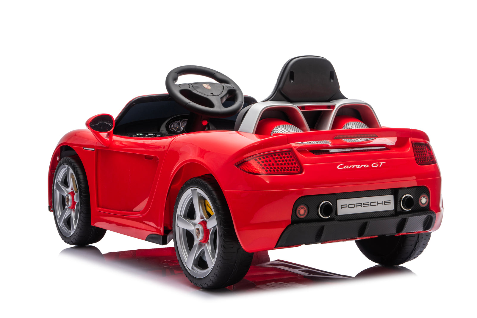Porsche Carrera Gt Car 10.8V Lithium Electric Ride On With Remote Control Red