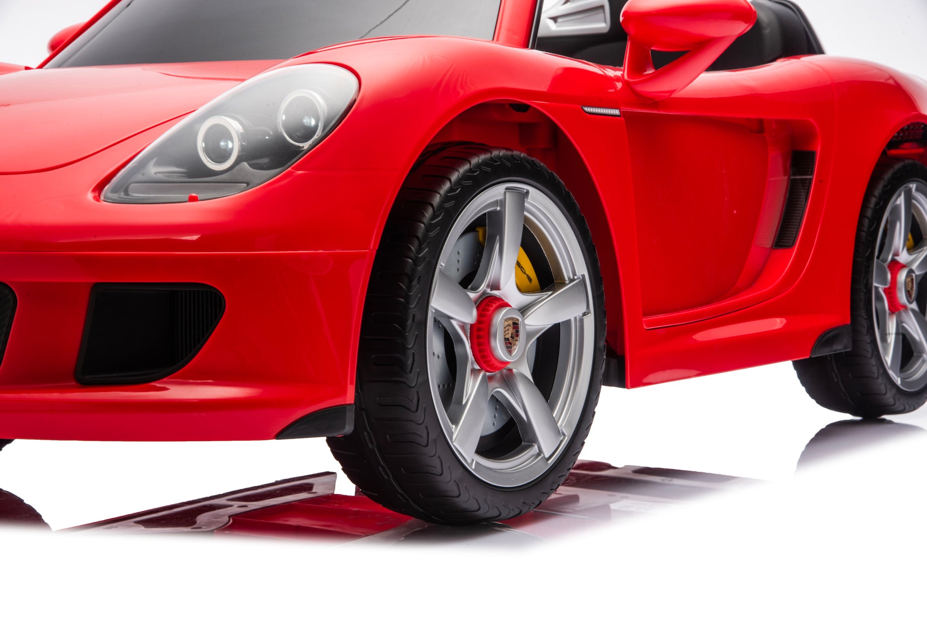 Porsche Carrera Gt Car 10.8V Lithium Electric Ride On With Remote Control Red