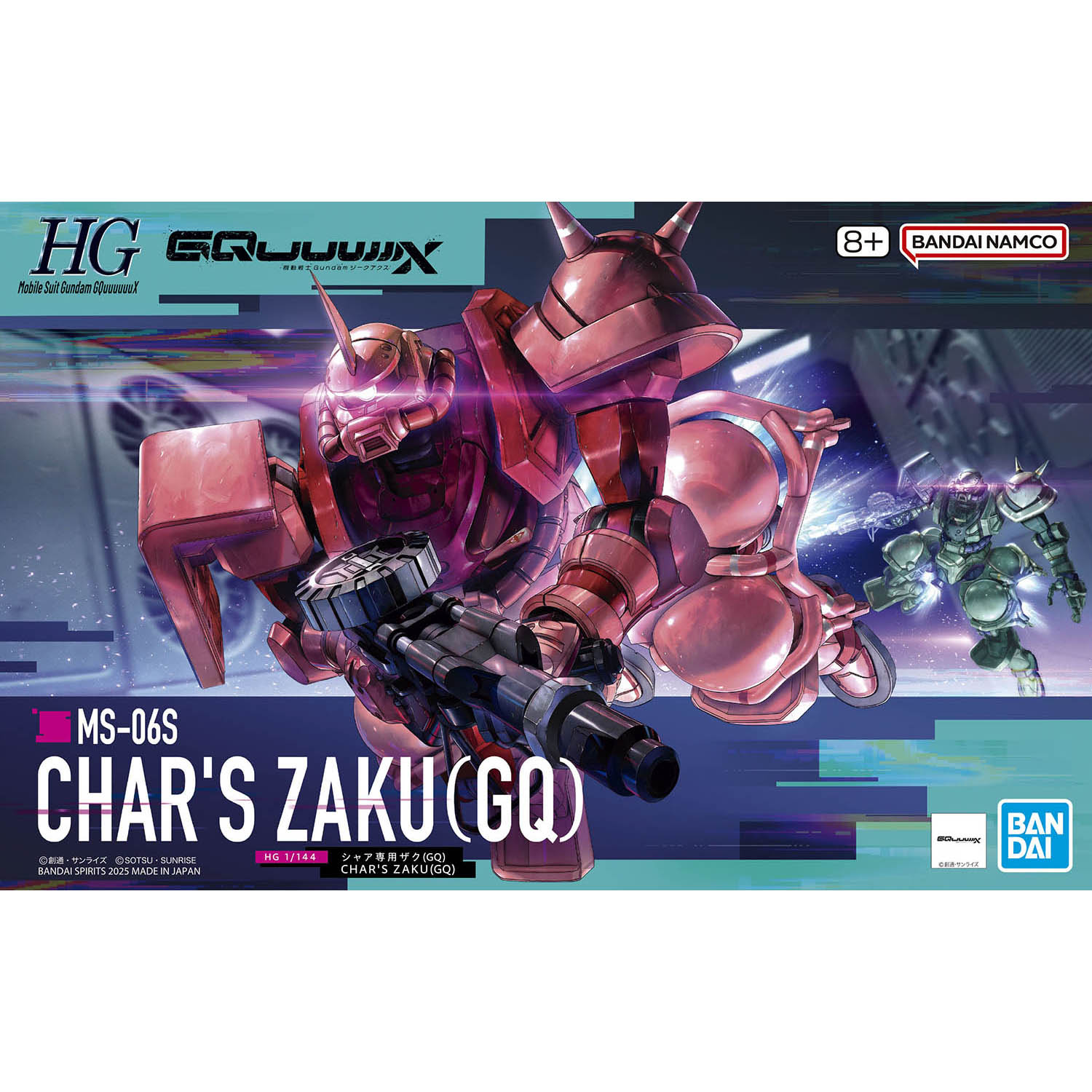 Gunpla Hg 1/144 Char's Zaku(Gq)