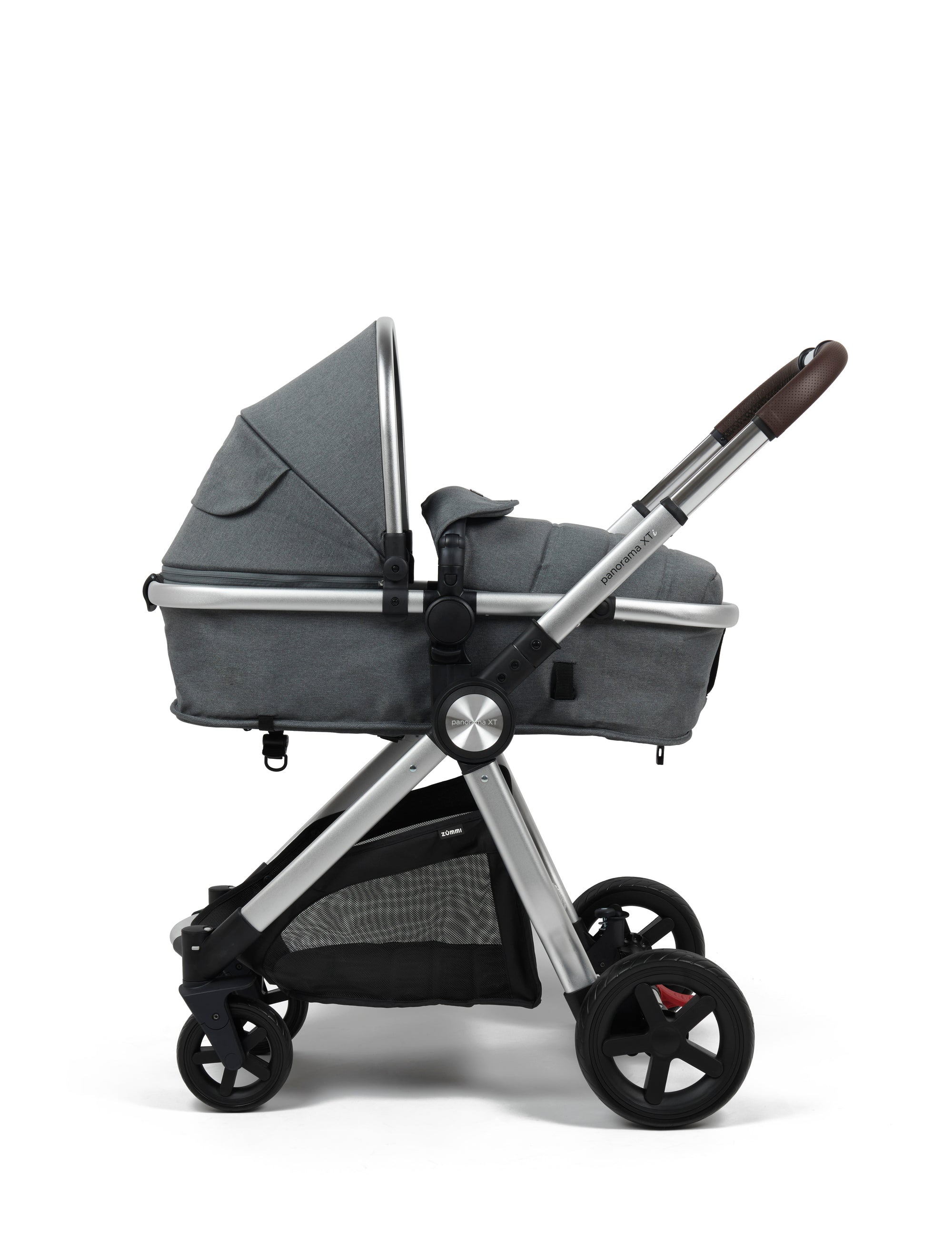 Panorama Xt I Travel System With I-Size Car Seat & Base Bundle - Grey