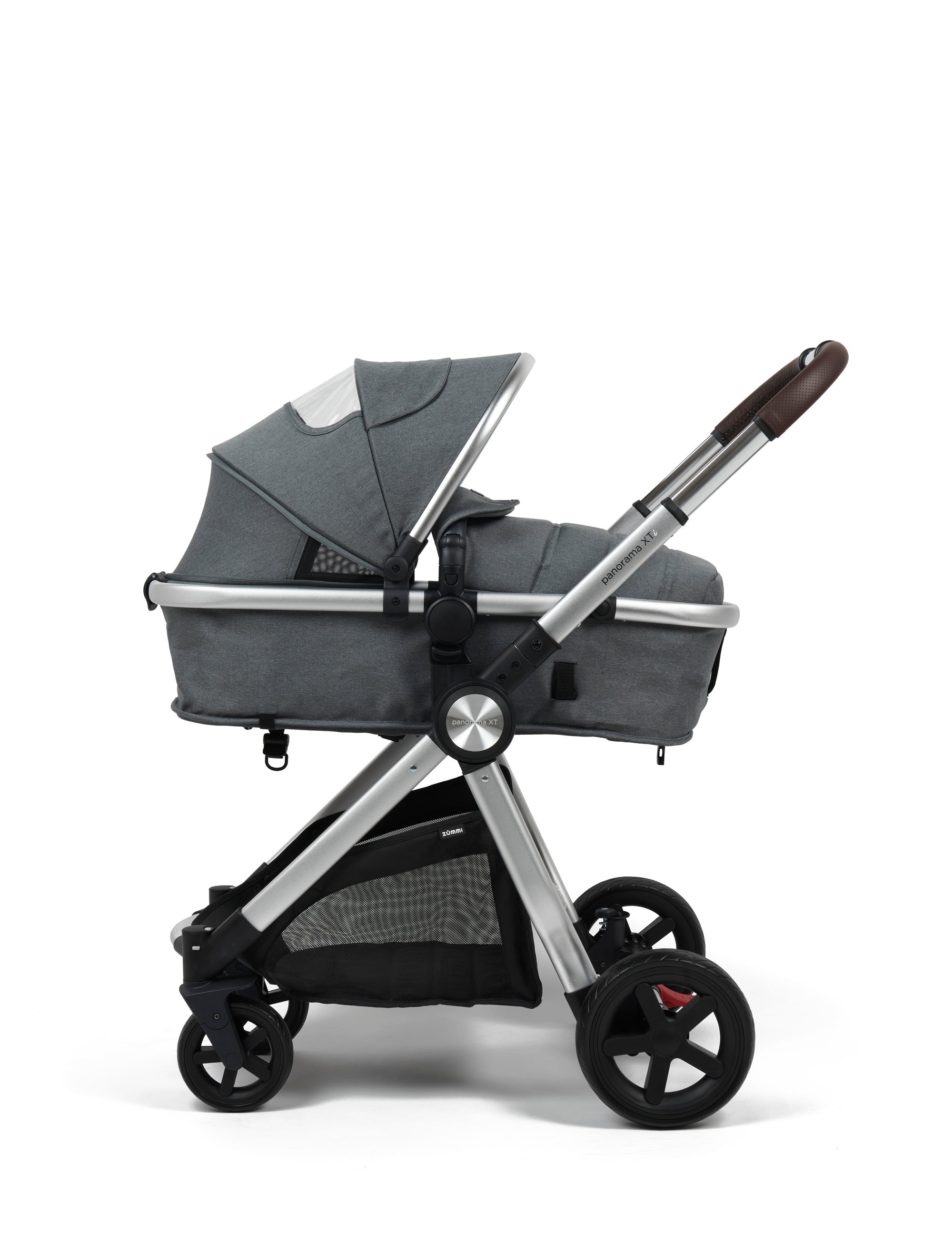Panorama Xt I Travel System With I-Size Car Seat & Base Bundle - Grey