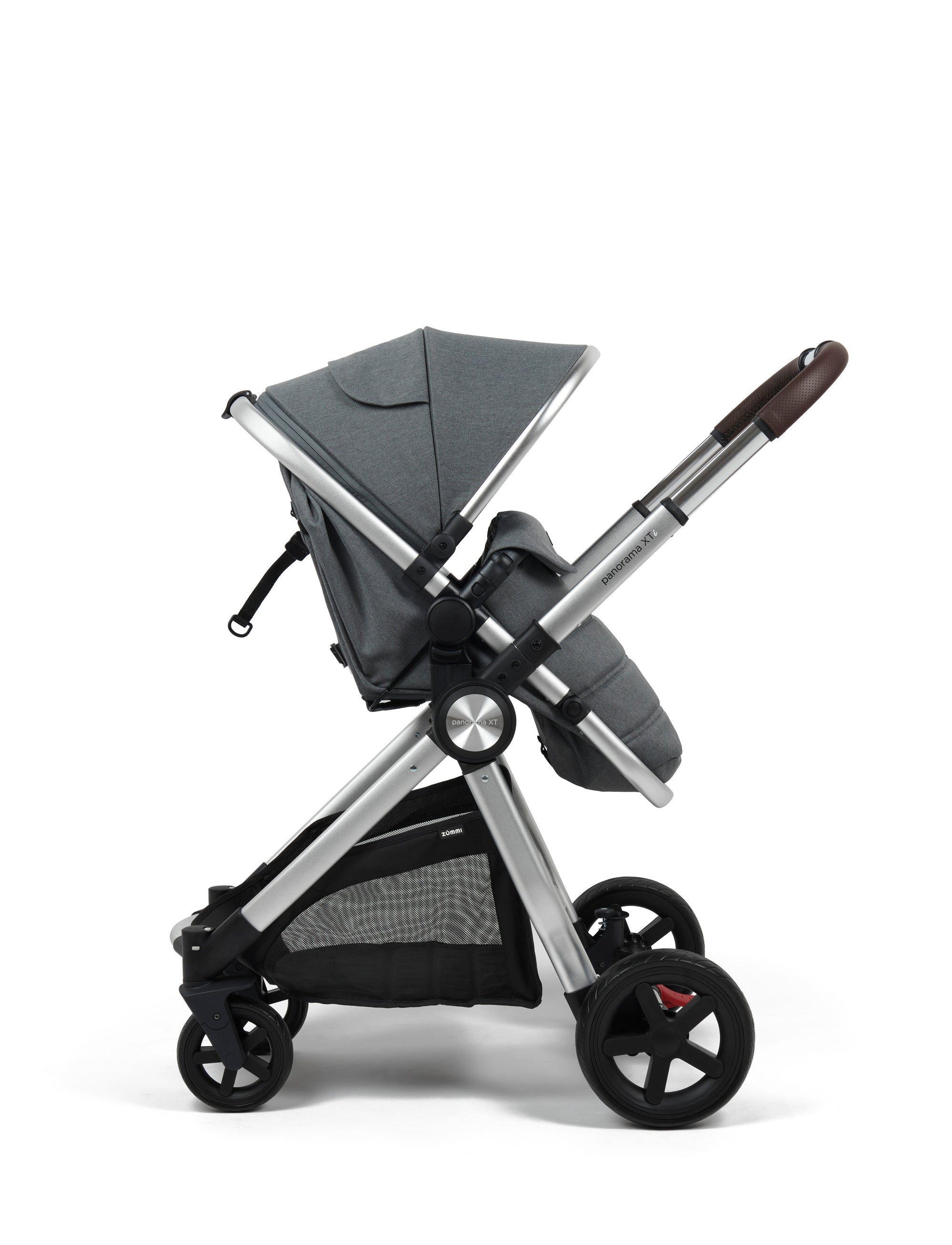 Panorama Xt I Travel System With I-Size Car Seat & Base Bundle - Grey
