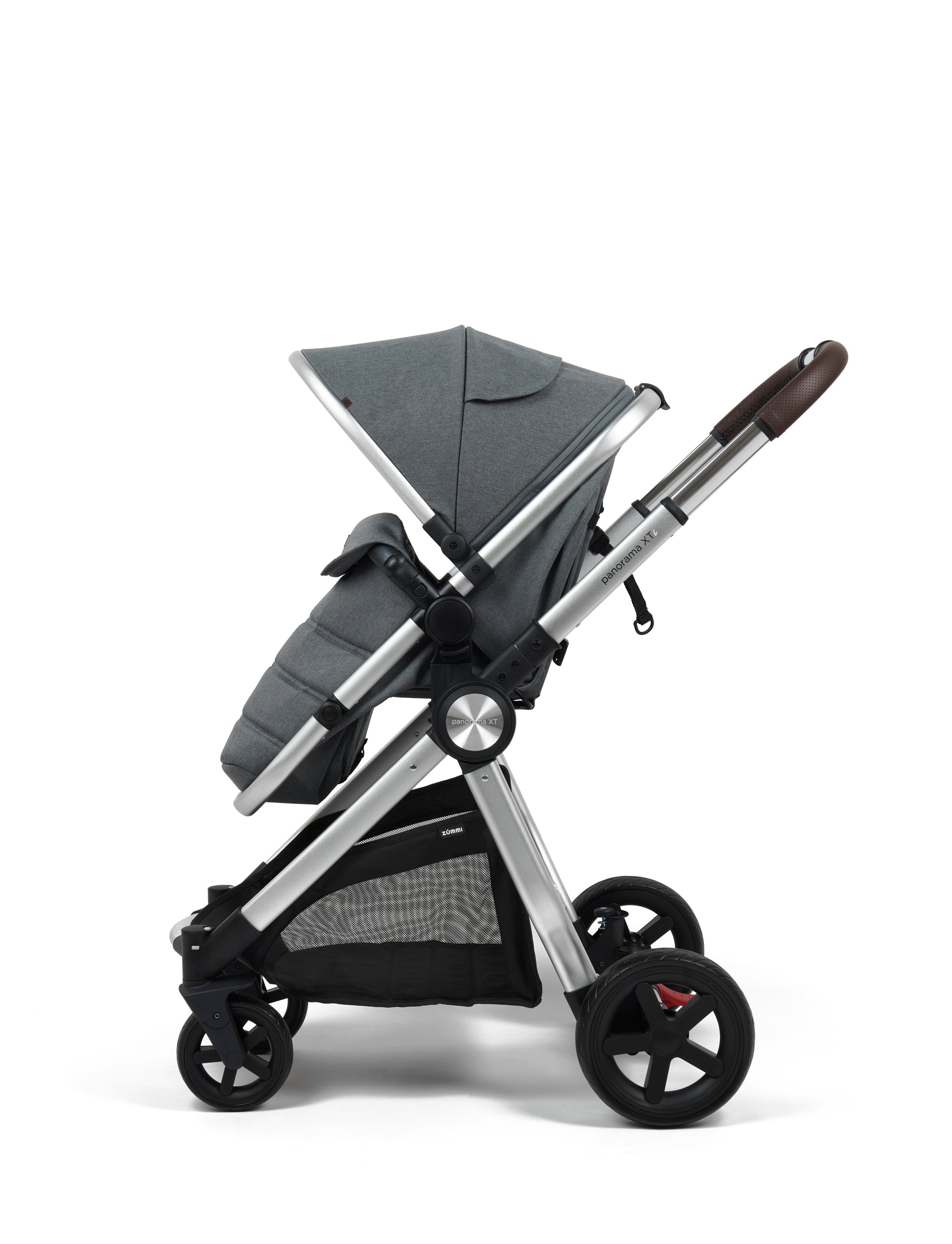 Panorama Xt I Travel System With I-Size Car Seat & Base Bundle - Grey