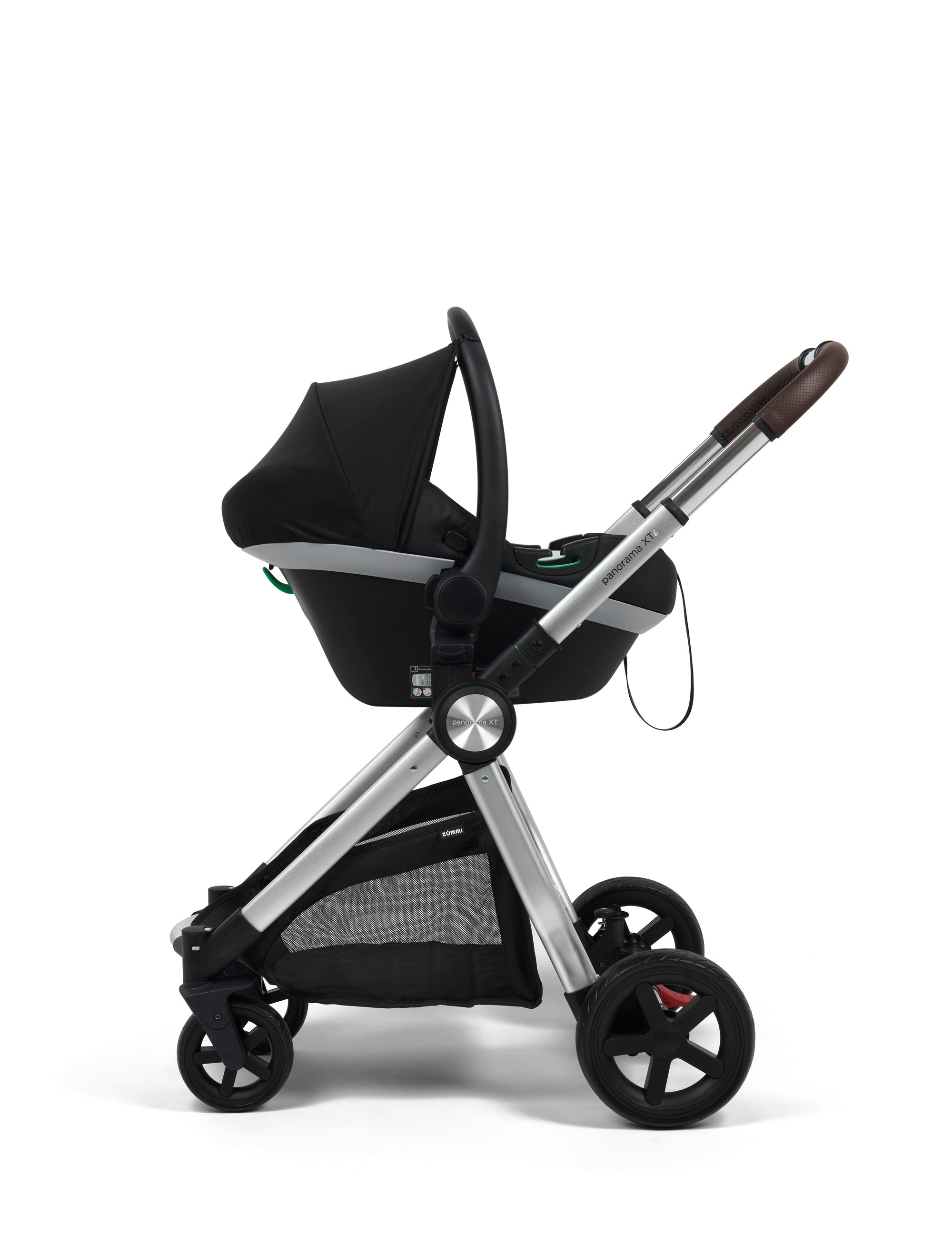 Panorama Xt I Travel System With I-Size Car Seat & Base Bundle - Grey