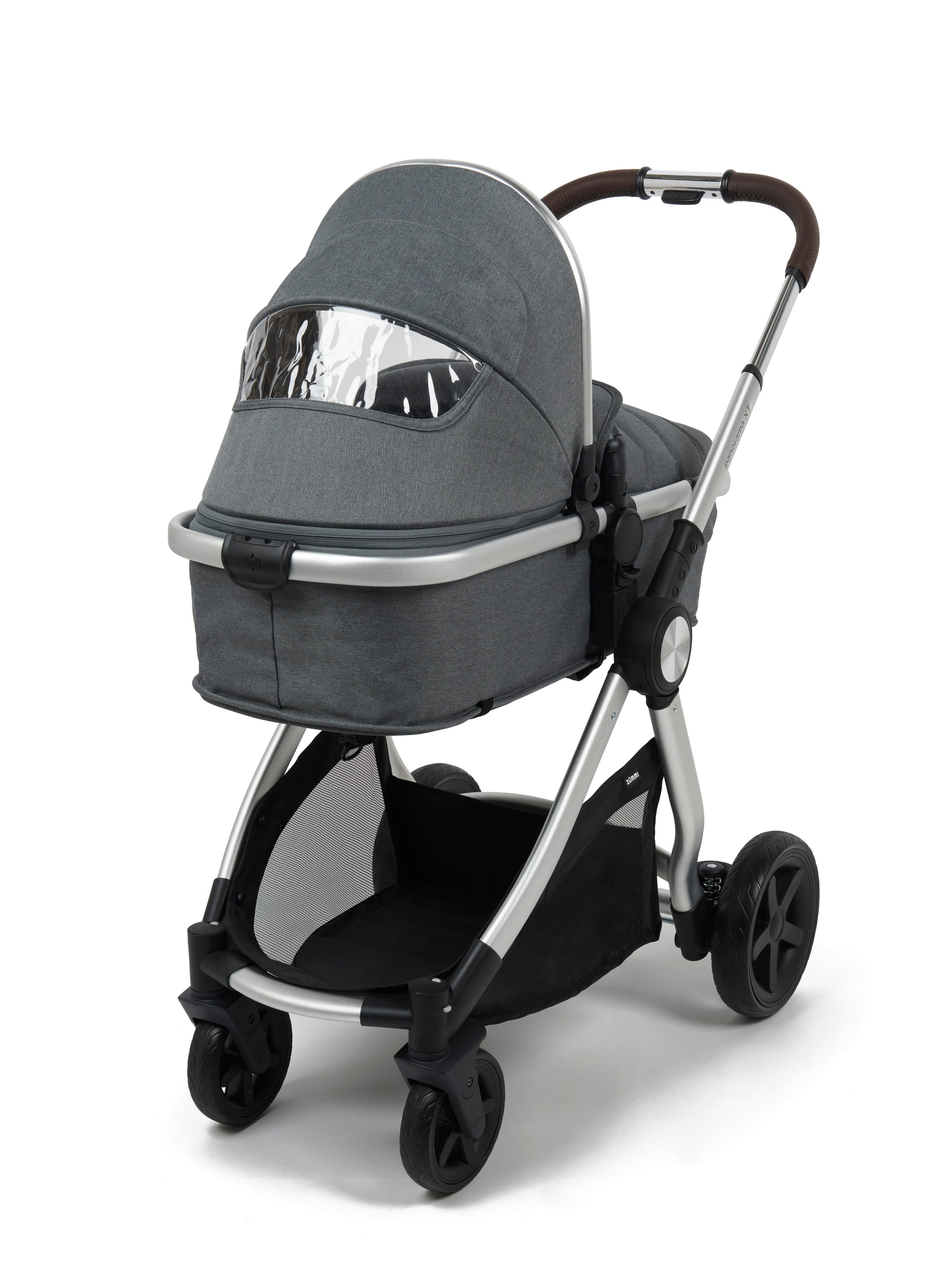 Panorama Xt I Travel System With I-Size Car Seat & Base Bundle - Grey
