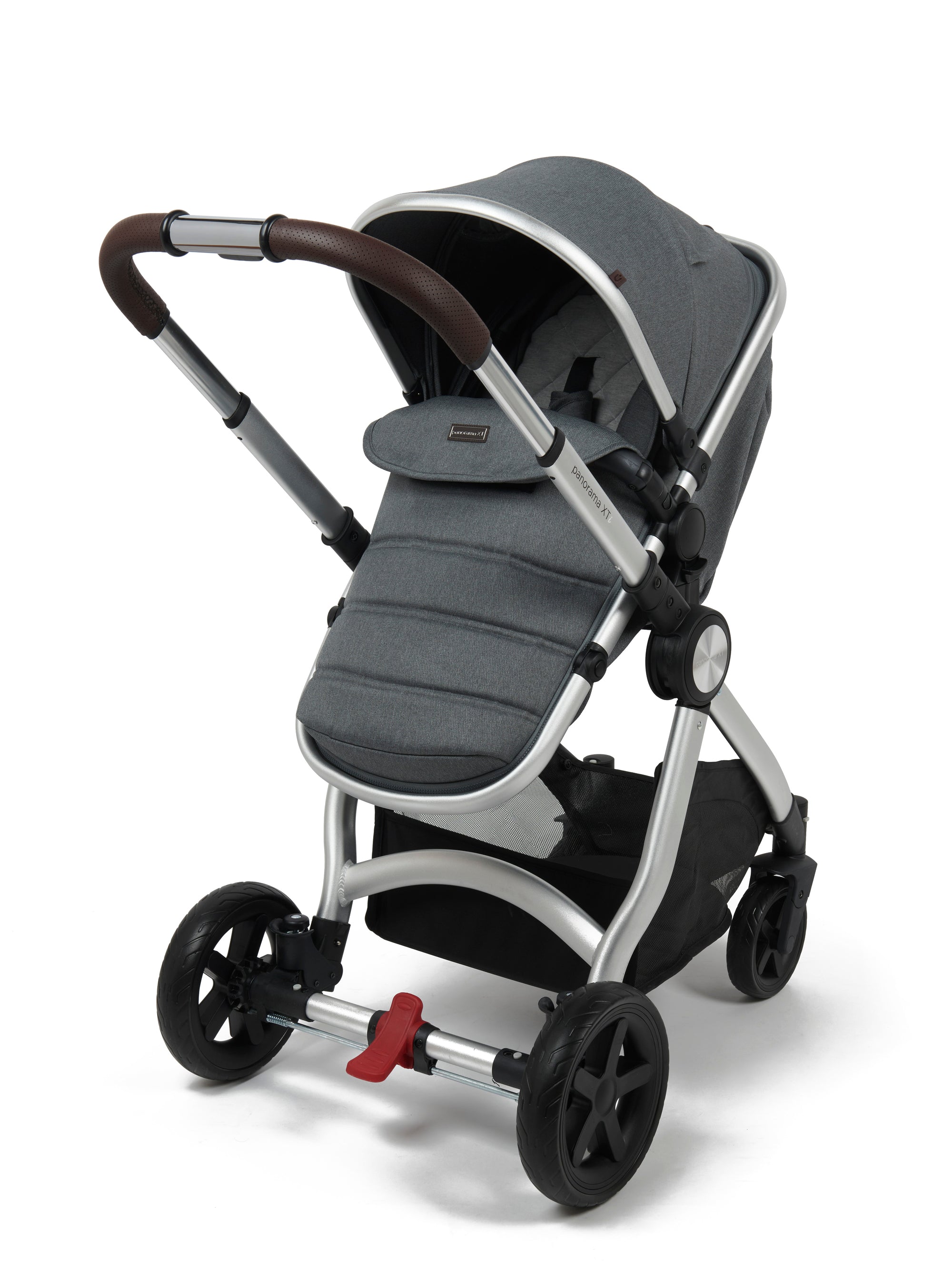 Panorama Xt I Travel System With I-Size Car Seat & Base Bundle - Grey